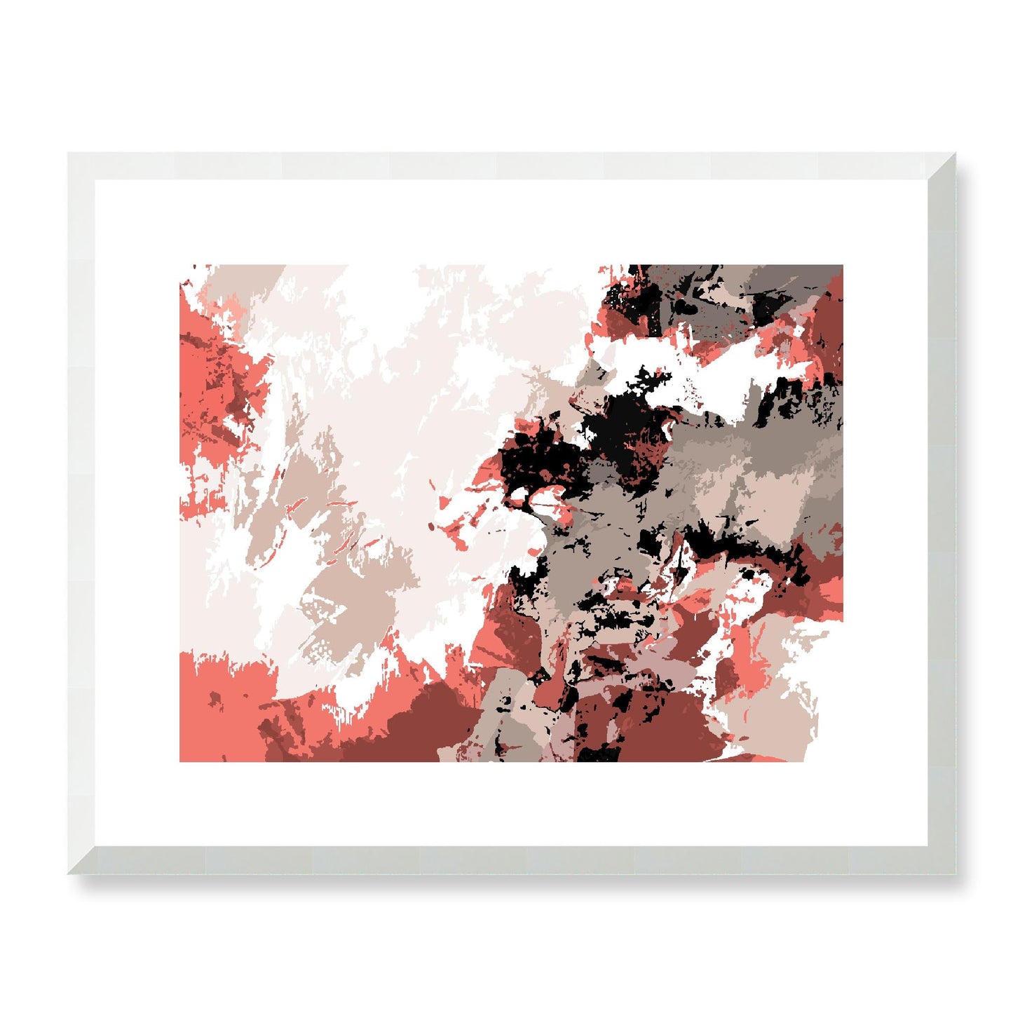 Framed Graphic Art Print, White Mat - 12x10 16x13 20x16 28x22 inches | FPH-1130-7696, Prints, Graphic art, White Frame, 51 x 41 cm ,20 x 16 inches