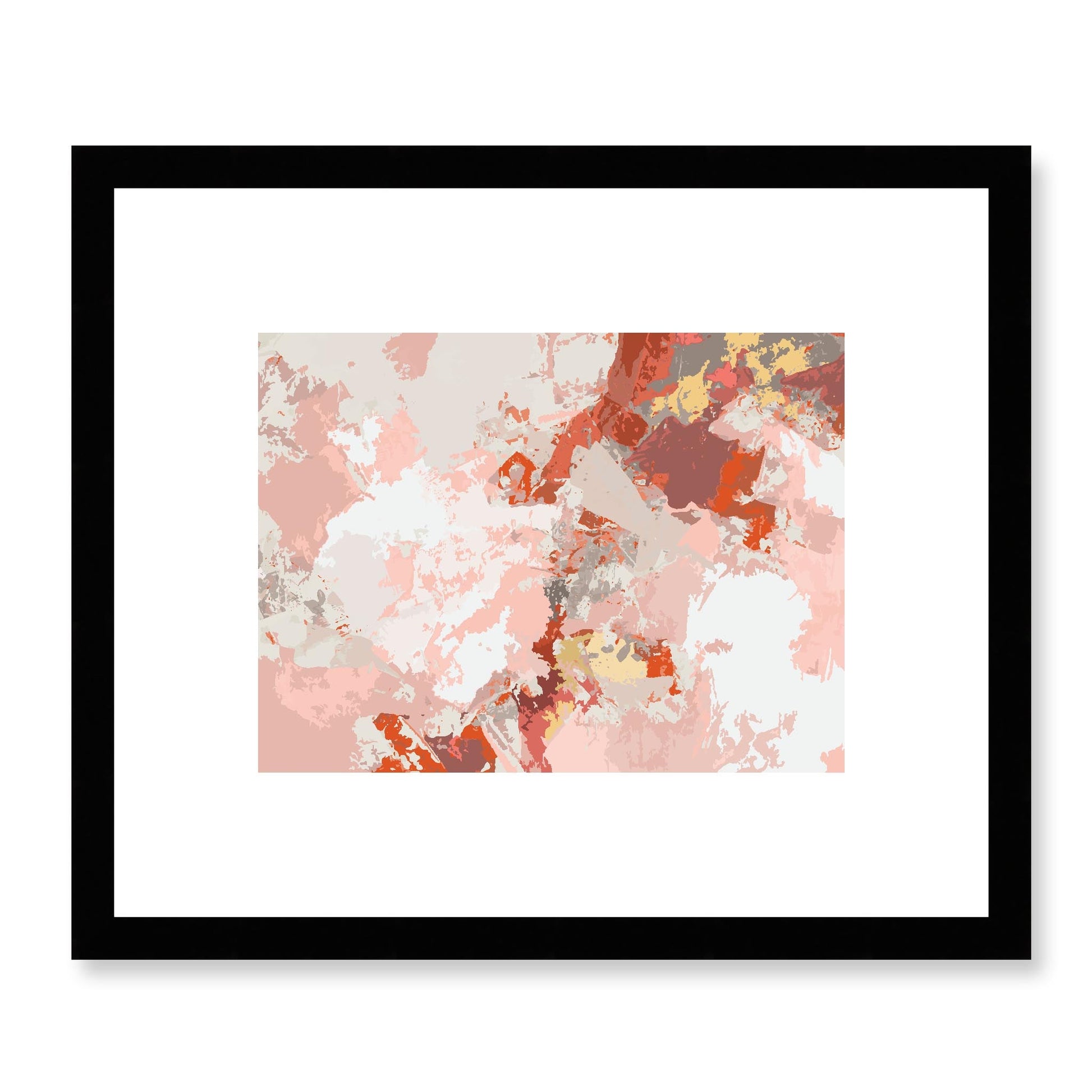 Framed Graphic Art Print, White Mat - 12x10 16x13 20x16 28x22 inches | FPH-1130-7698, Prints, Graphic art, Black Frame, 30 x 25 cm ,12 x 10 inches