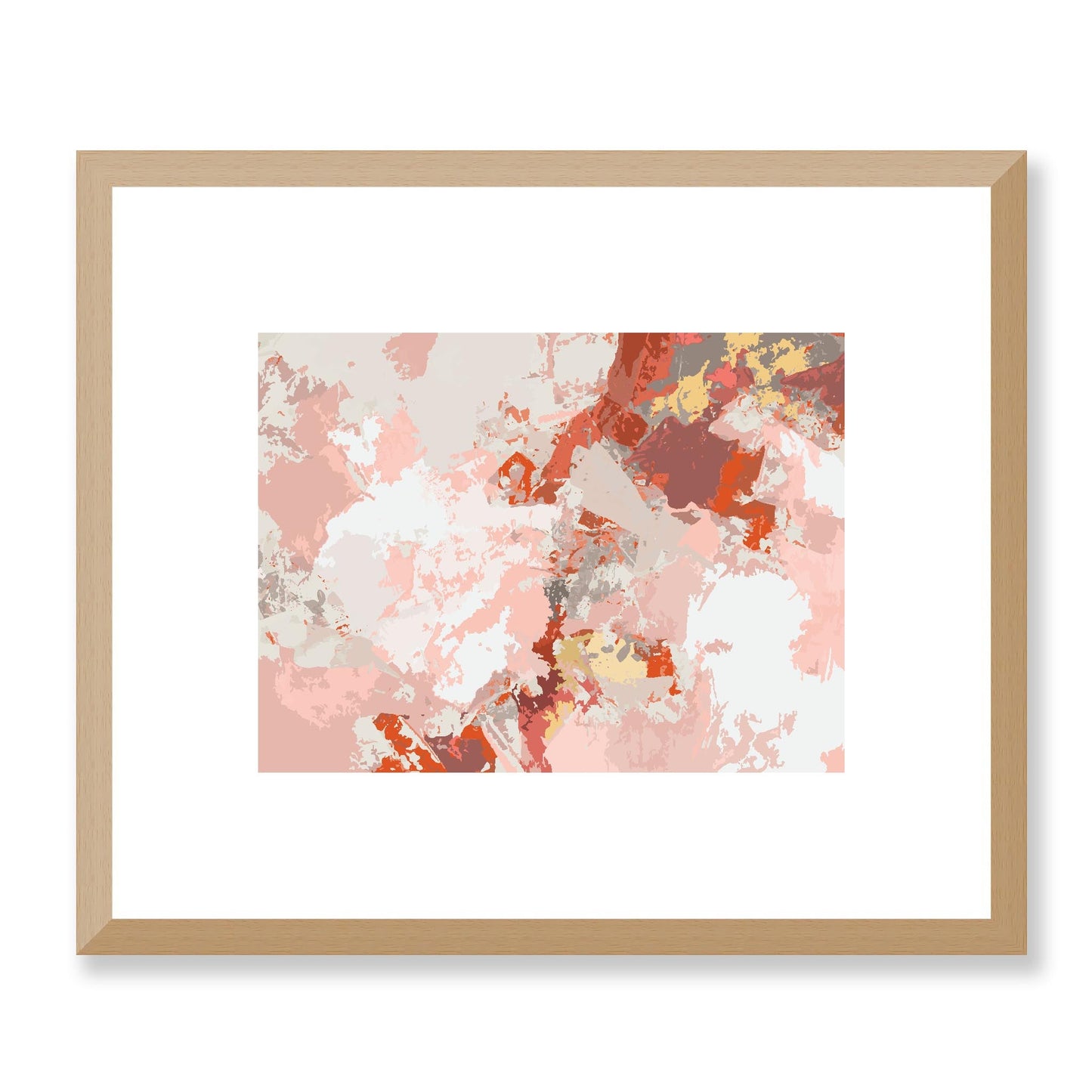 Framed Graphic Art Print, White Mat - 12x10 16x13 20x16 28x22 inches | FPH-1130-7698, Prints, Graphic art, Natural Frame, 30 x 25 cm ,12 x 10 inches