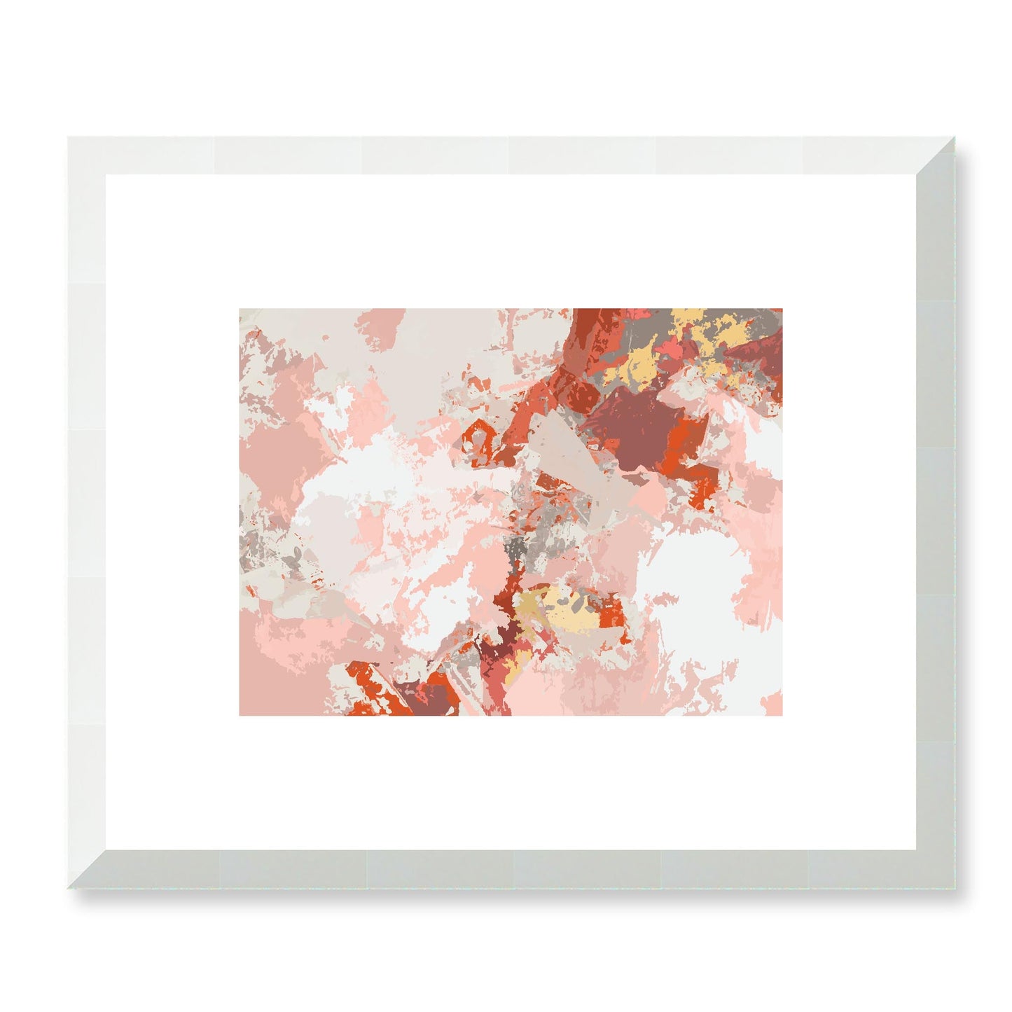 Framed Graphic Art Print, White Mat - 12x10 16x13 20x16 28x22 inches | FPH-1130-7698, Prints, Graphic art, White Frame, 30 x 25 cm ,12 x 10 inches