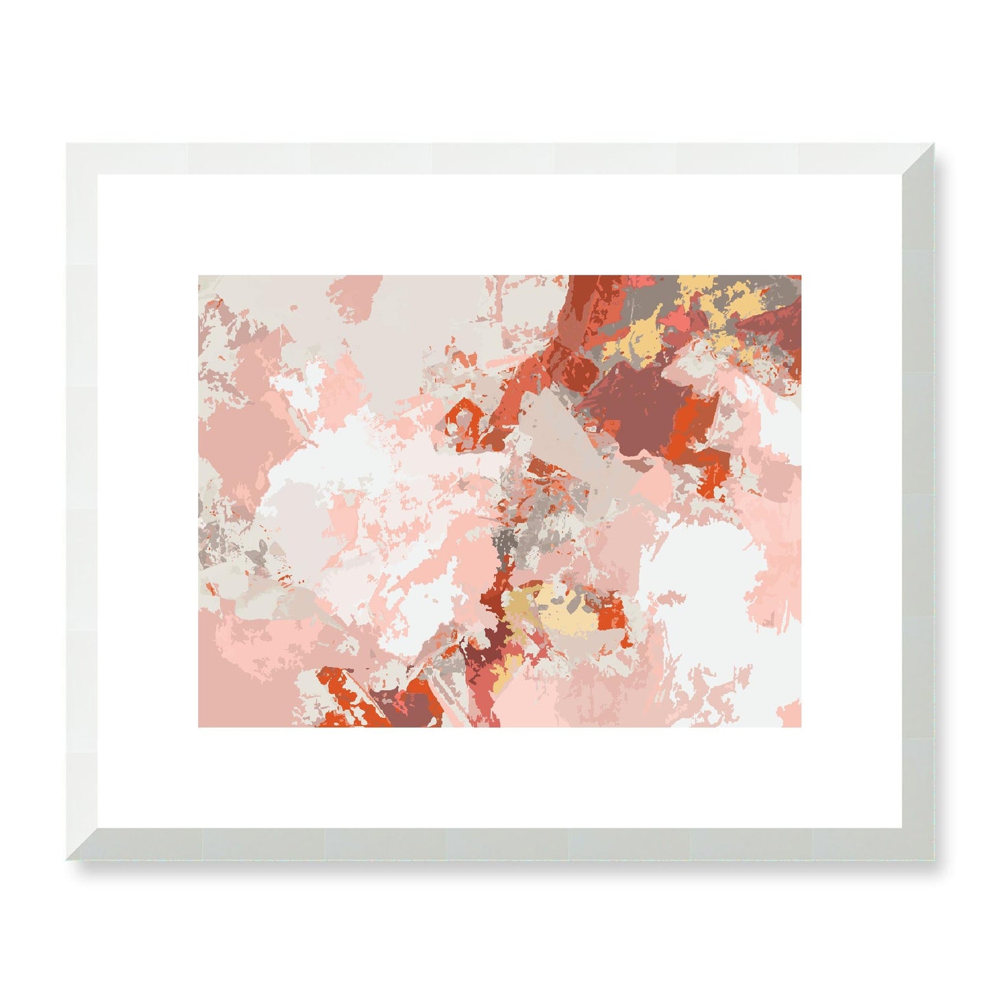 Framed Graphic Art Print, White Mat - 12x10 16x13 20x16 28x22 inches | FPH-1130-7698, Prints, Graphic art, White Frame, 41 x 33 cm ,16 x 13 inches