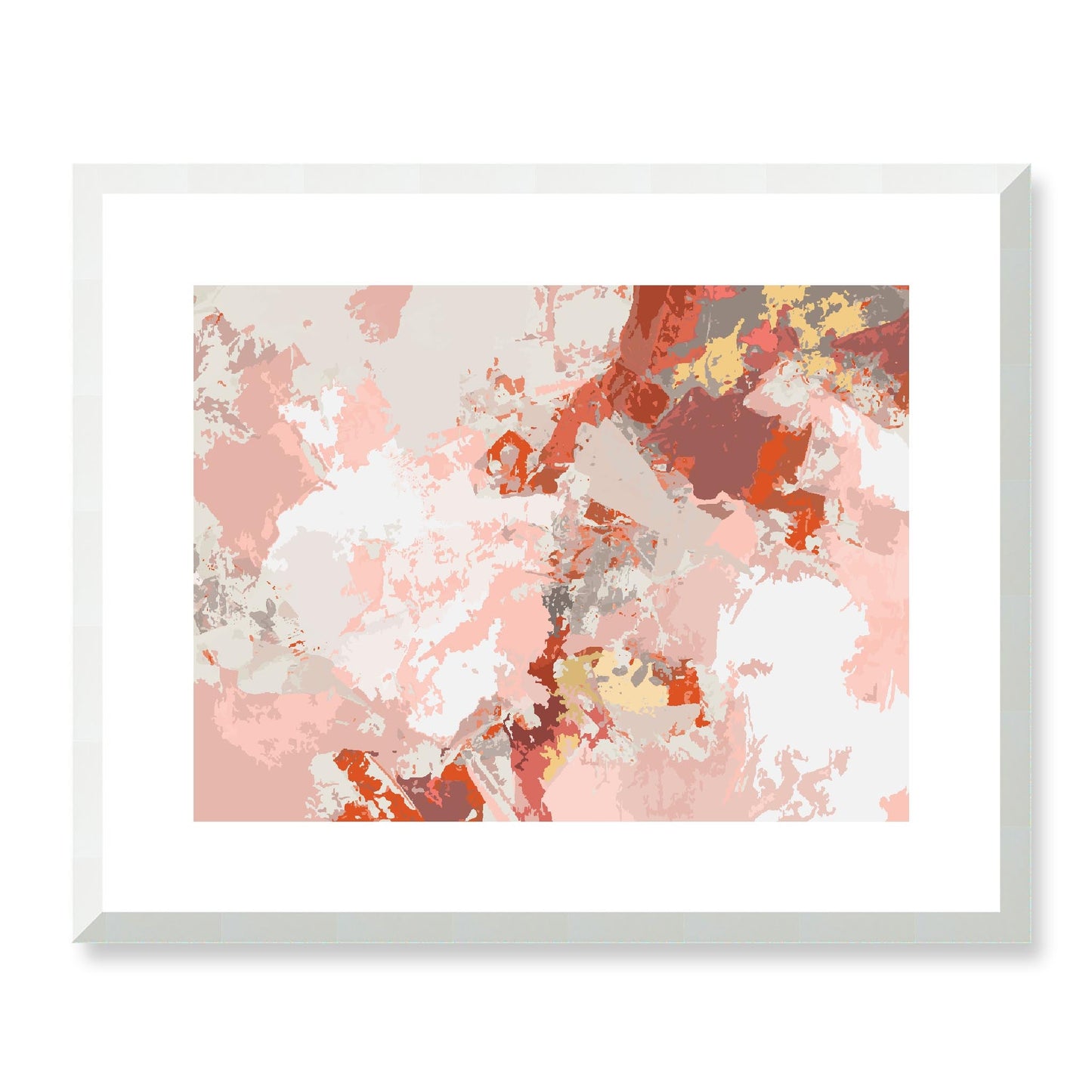 Framed Graphic Art Print, White Mat - 12x10 16x13 20x16 28x22 inches | FPH-1130-7698, Prints, Graphic art, White Frame, 51 x 41 cm ,20 x 16 inches