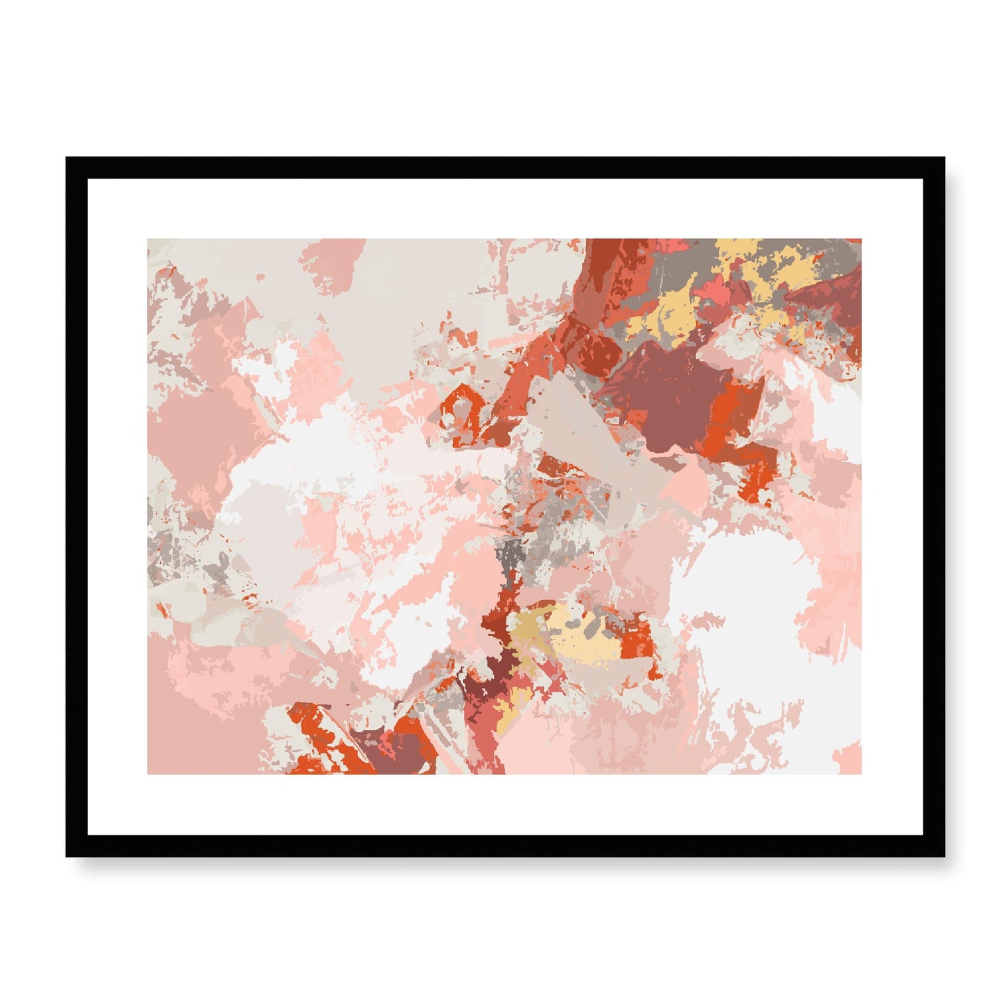 Framed Graphic Art Print, White Mat - 12x10 16x13 20x16 28x22 inches | FPH-1130-7698, Prints, Graphic art, Black Frame, 71 x 56 cm ,28 x 22 inches