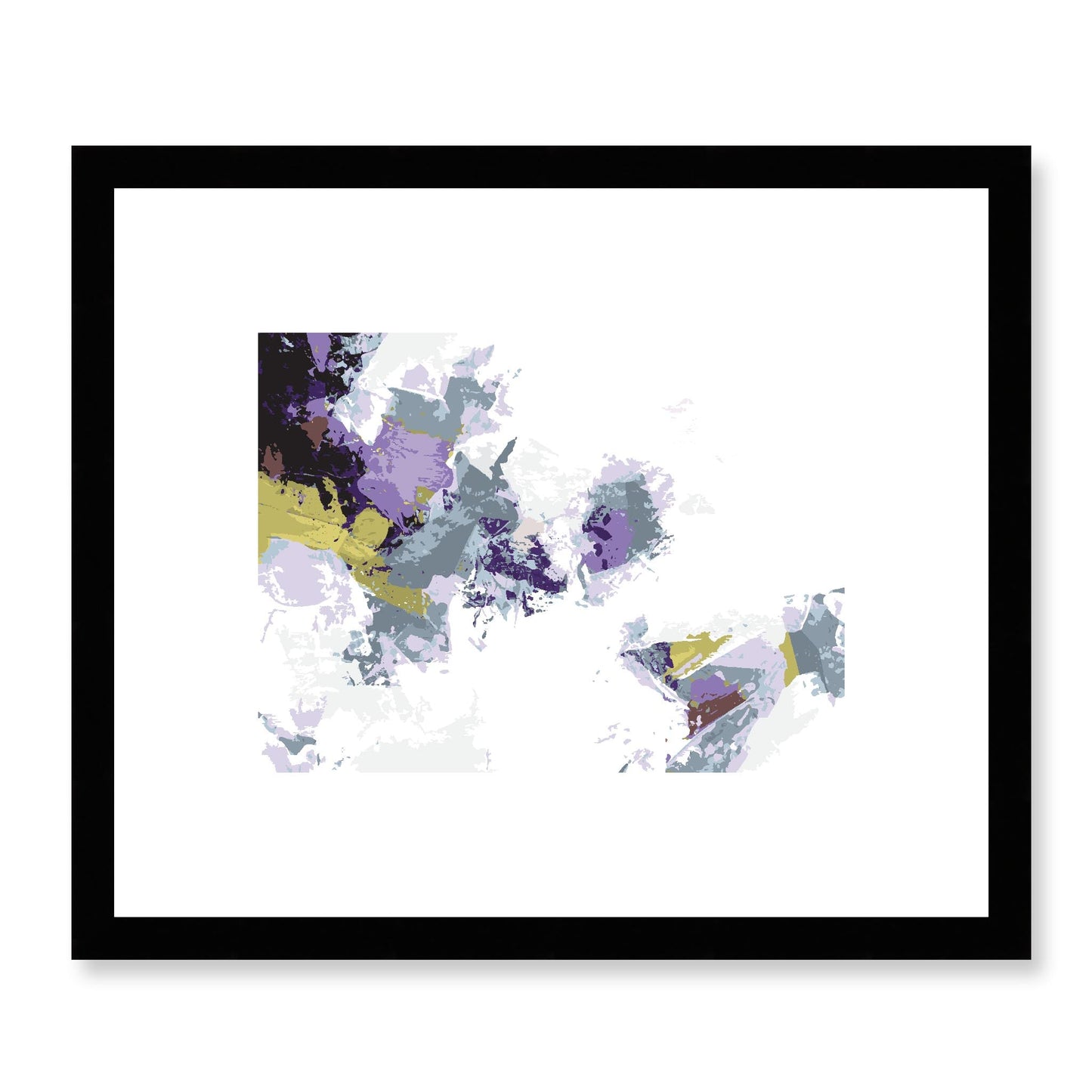 Framed Graphic Art Print, White Mat - 12x10 16x13 20x16 28x22 inches | FPH-1140-7694, Prints, Graphic art, Black Frame, 30 x 25 cm ,12 x 10 inches