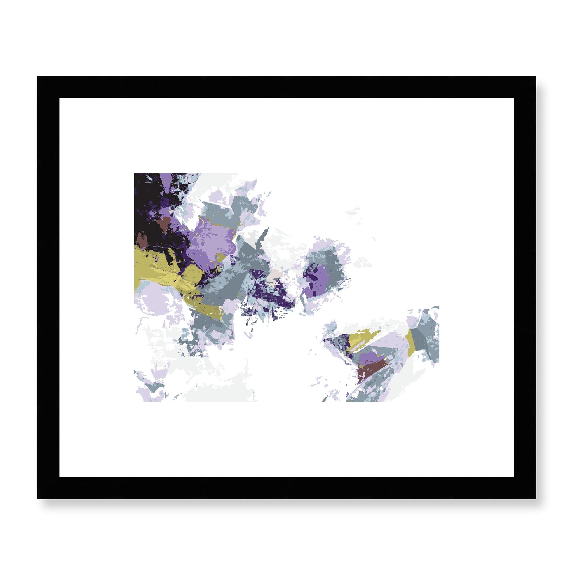 Framed Graphic Art Print, White Mat - 12x10 16x13 20x16 28x22 inches | FPH-1140-7694, Prints, Graphic art, Black Frame, 30 x 25 cm ,12 x 10 inches
