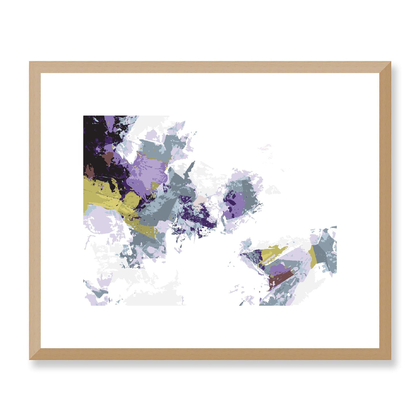Framed Graphic Art Print, White Mat - 12x10 16x13 20x16 28x22 inches | FPH-1140-7694, Prints, Graphic art, Natural Frame, 41 x 33 cm ,16 x 13 inches