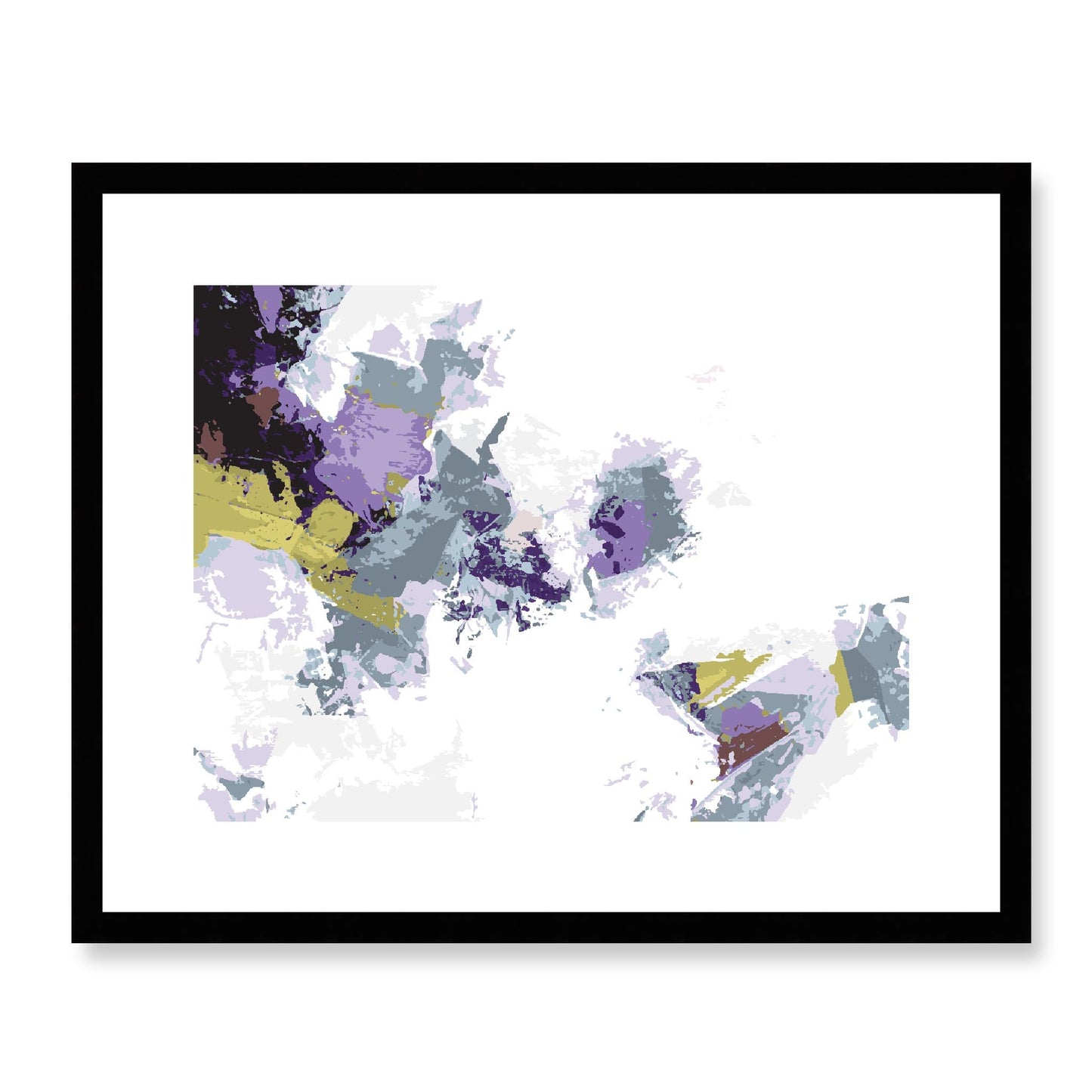 Framed Graphic Art Print, White Mat - 12x10 16x13 20x16 28x22 inches | FPH-1140-7694, Prints, Graphic art, Black Frame, 51 x 41 cm ,20 x 16 inches