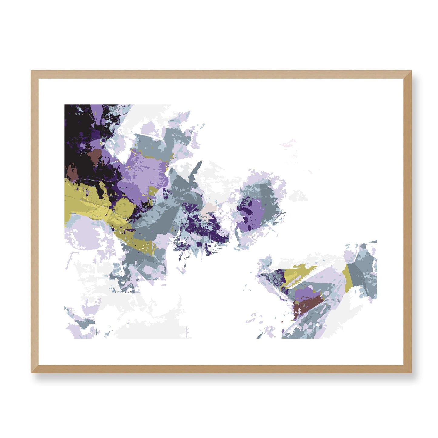 Framed Graphic Art Print, White Mat - 12x10 16x13 20x16 28x22 inches | FPH-1140-7694, Prints, Graphic art, Natural Frame, 71 x 56 cm ,28 x 22 inches