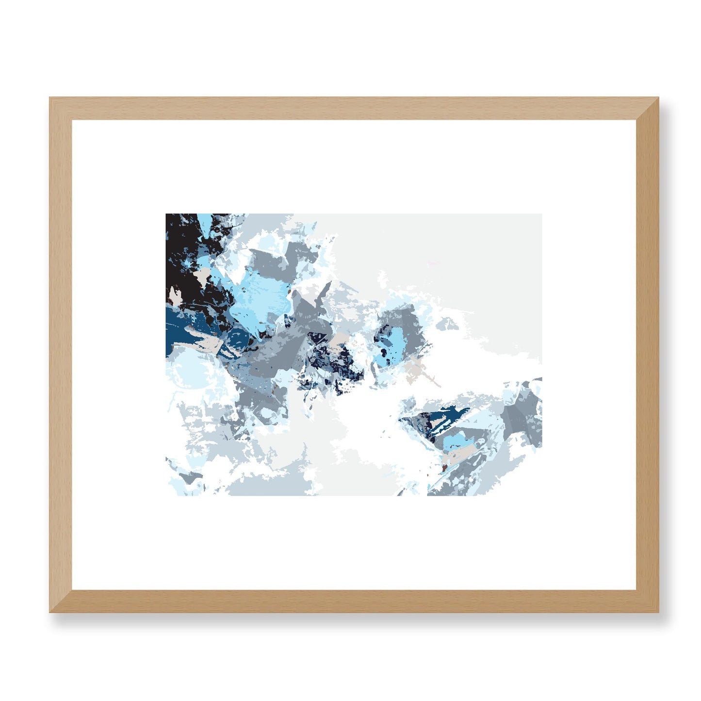 Framed Graphic Art Print, White Mat - 12x10 16x13 20x16 28x22 inches | FPH-1150-7694, Prints, Graphic art, Natural Frame, 30 x 25 cm ,12 x 10 inches