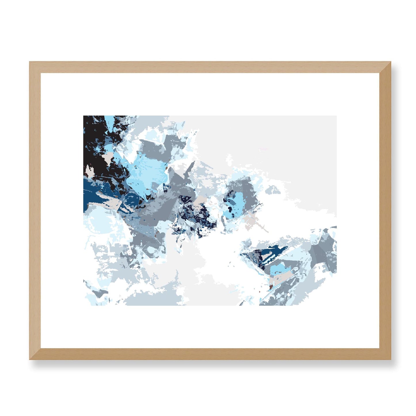 Framed Graphic Art Print, White Mat - 12x10 16x13 20x16 28x22 inches | FPH-1150-7694, Prints, Graphic art, Natural Frame, 41 x 33 cm ,16 x 13 inches
