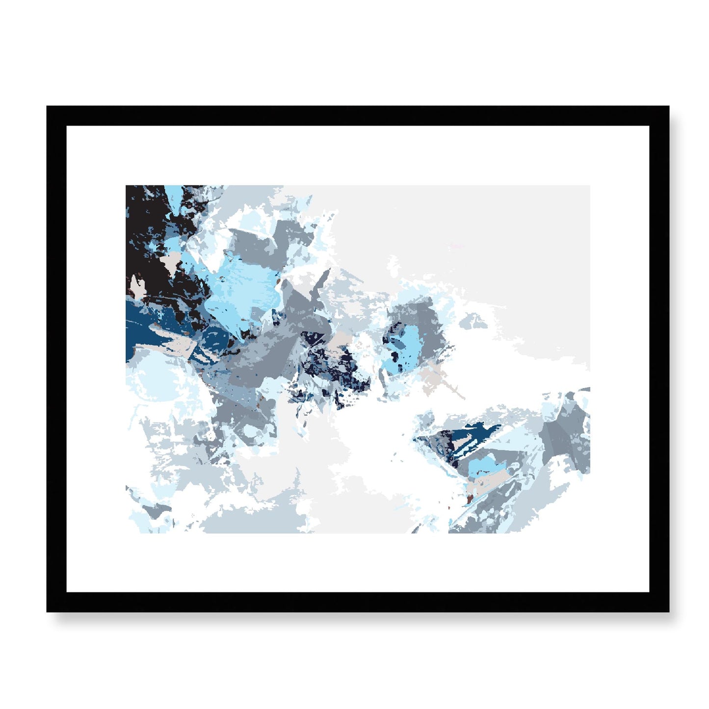 Framed Graphic Art Print, White Mat - 12x10 16x13 20x16 28x22 inches | FPH-1150-7694, Prints, Graphic art, Black Frame, 51 x 41 cm ,20 x 16 inches