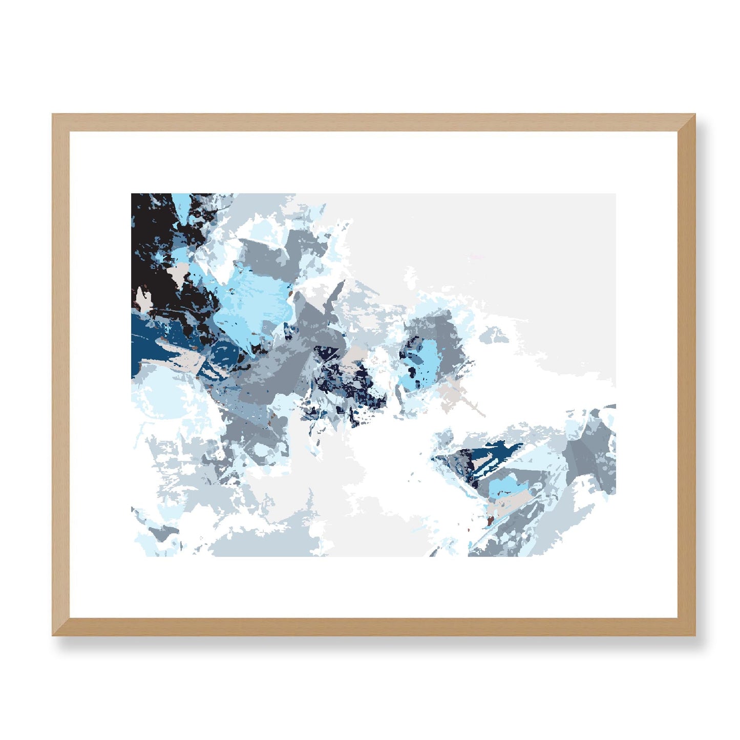 Framed Graphic Art Print, White Mat - 12x10 16x13 20x16 28x22 inches | FPH-1150-7694, Prints, Graphic art, Natural Frame, 51 x 41 cm ,20 x 16 inches