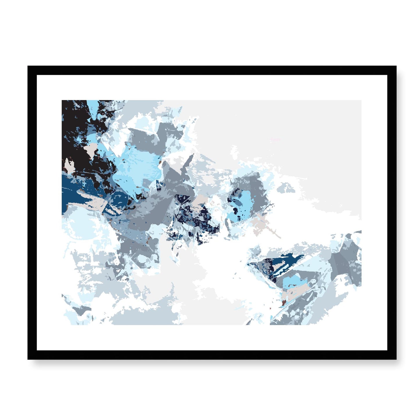 Framed Graphic Art Print, White Mat - 12x10 16x13 20x16 28x22 inches | FPH-1150-7694, Prints, Graphic art, Black Frame, 71 x 56 cm ,28 x 22 inches