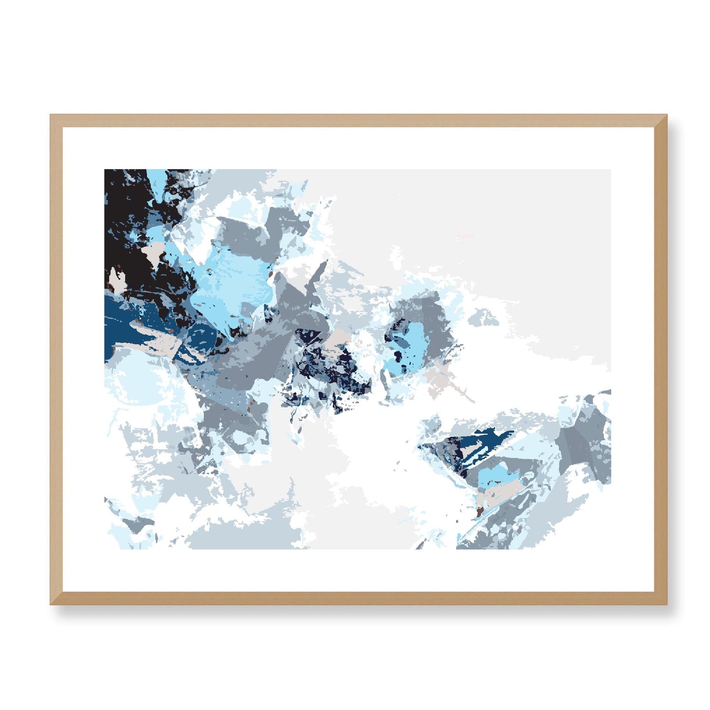 Framed Graphic Art Print, White Mat - 12x10 16x13 20x16 28x22 inches | FPH-1150-7694, Prints, Graphic art, Natural Frame, 71 x 56 cm ,28 x 22 inches