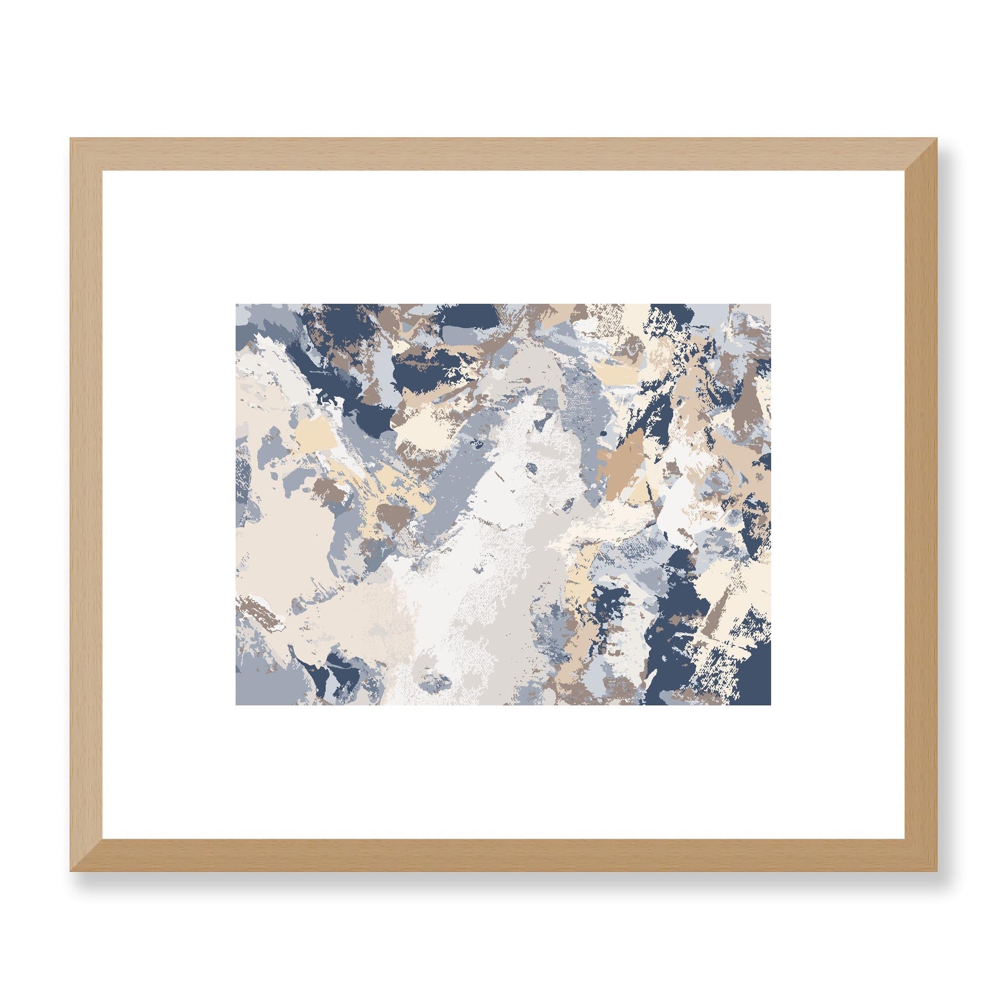 Framed Graphic Art Print, White Mat - 12x10 16x13 20x16 28x22 inches | FPH-1160-7689, Prints, Graphic art, Natural Frame, 30 x 25 cm ,12 x 10 inches