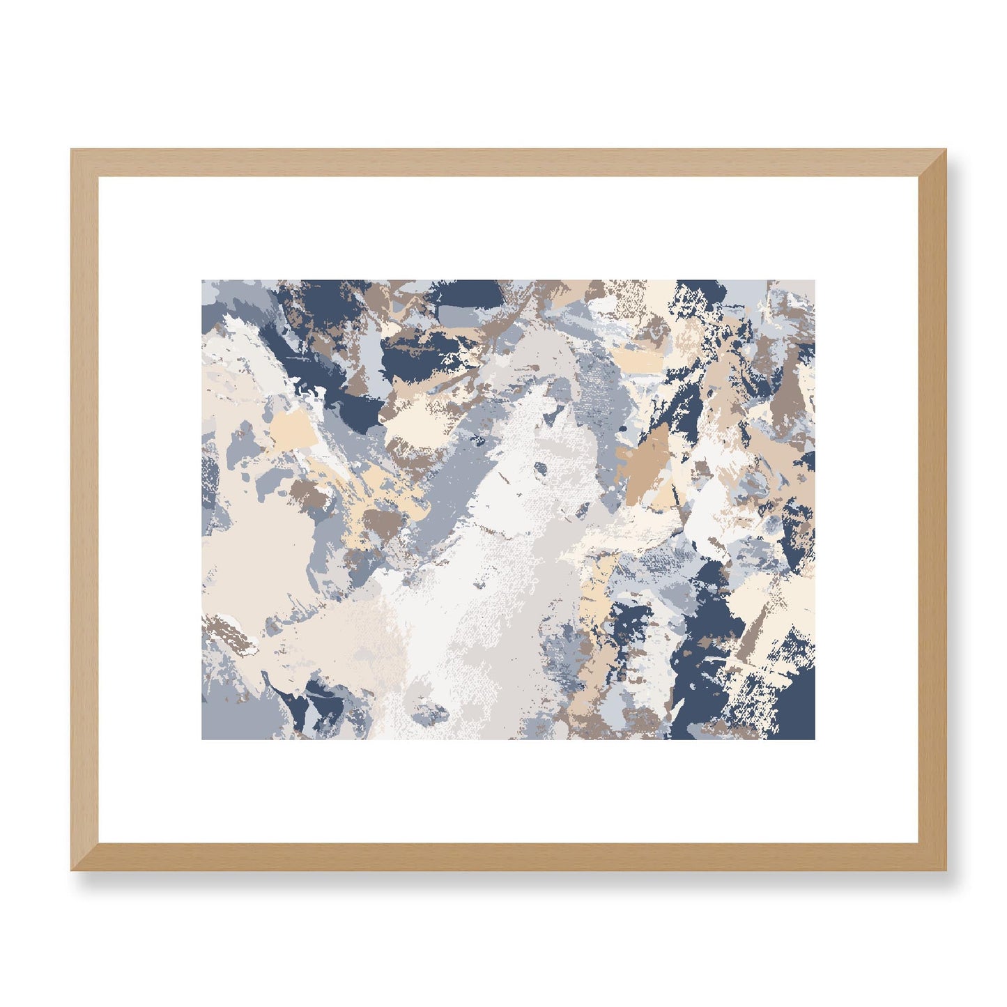 Framed Graphic Art Print, White Mat - 12x10 16x13 20x16 28x22 inches | FPH-1160-7689, Prints, Graphic art, Natural Frame, 41 x 33 cm ,16 x 13 inches