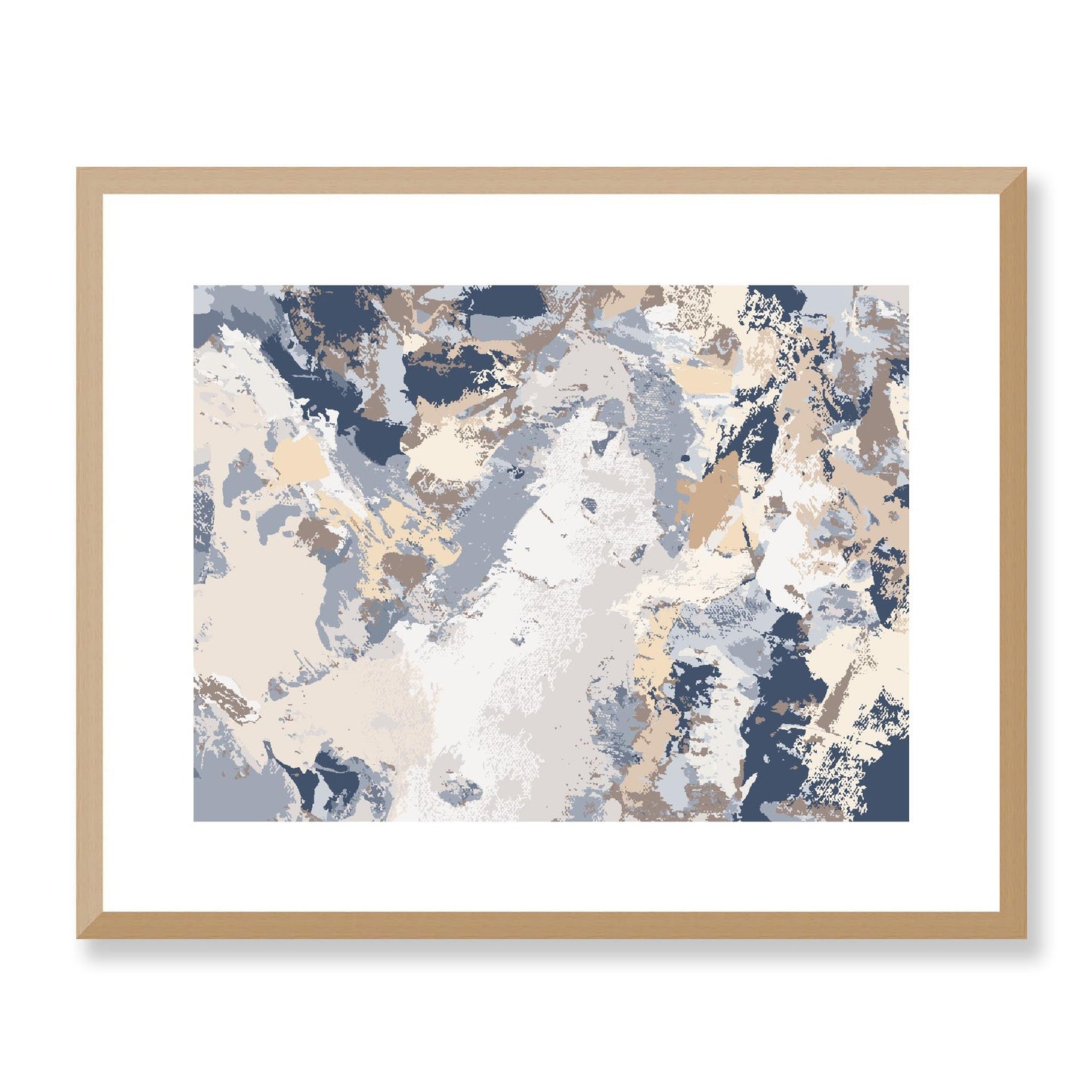 Framed Graphic Art Print, White Mat - 12x10 16x13 20x16 28x22 inches | FPH-1160-7689, Prints, Graphic art, Natural Frame, 51 x 41 cm ,20 x 16 inches