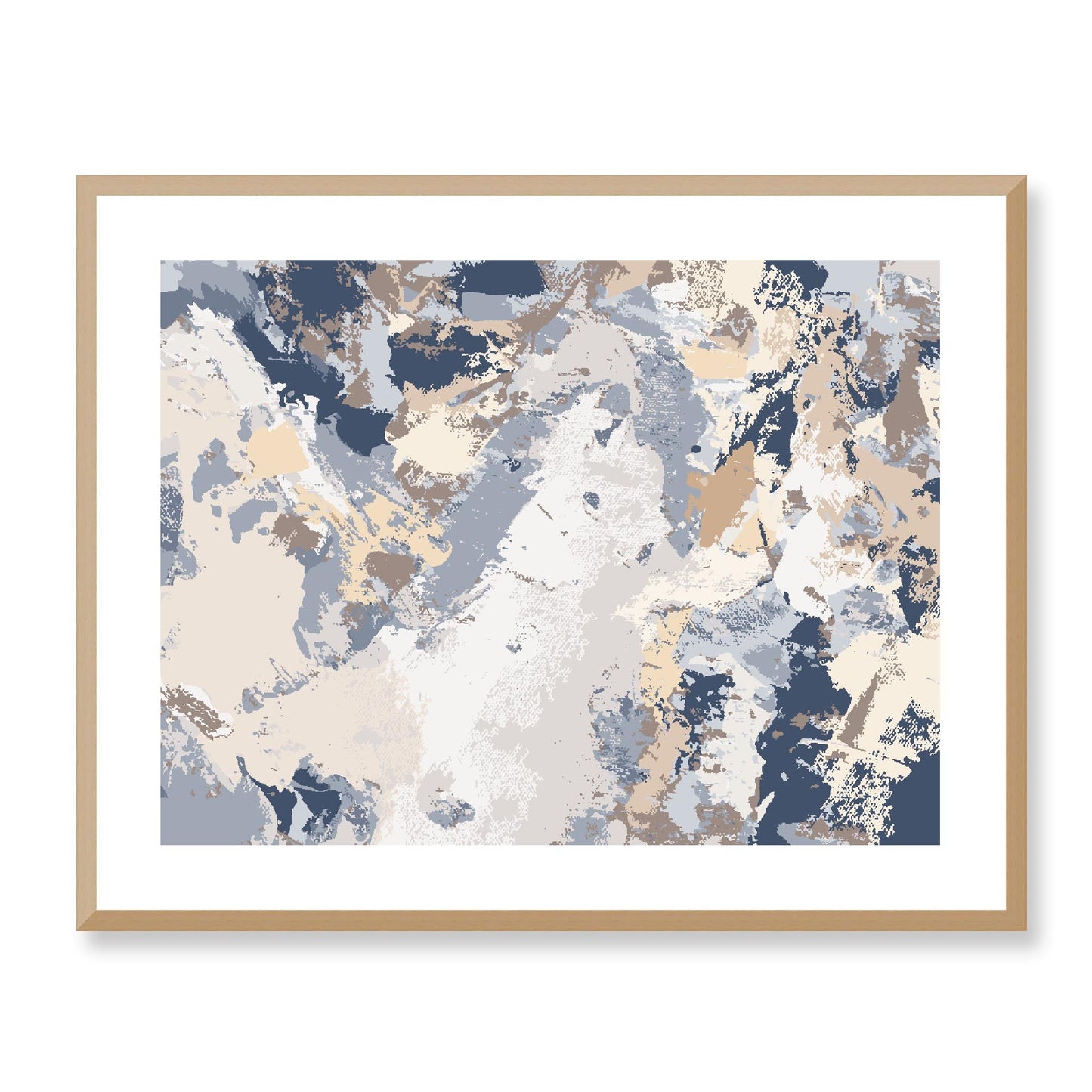 Framed Graphic Art Print, White Mat - 12x10 16x13 20x16 28x22 inches | FPH-1160-7689, Prints, Graphic art, Natural Frame, 71 x 56 cm ,28 x 22 inches