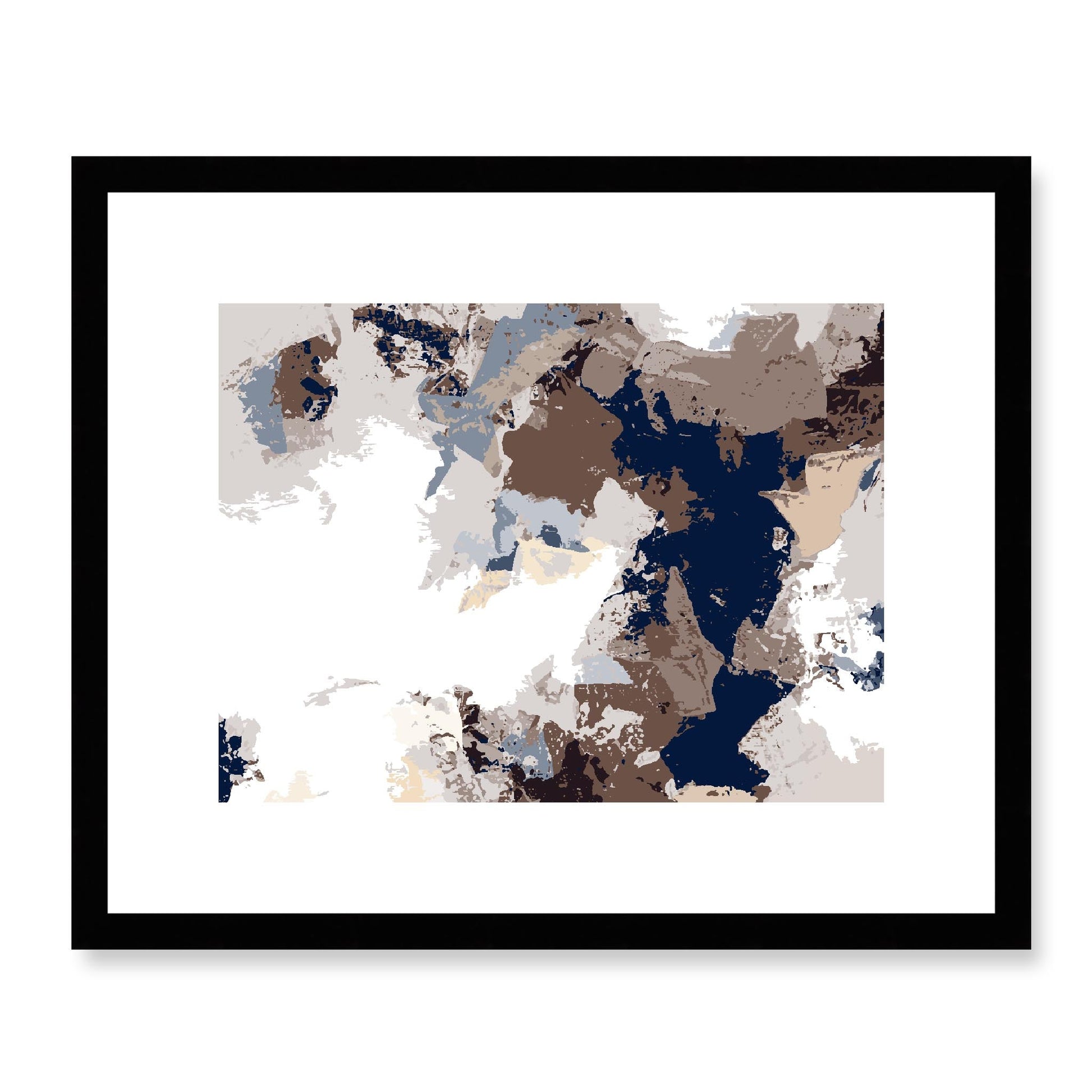 Framed Graphic Art Print, White Mat - 12x10 16x13 20x16 28x22 inches | FPH-1160-7692, Prints, Graphic art, Black Frame, 41 x 33 cm ,16 x 13 inches