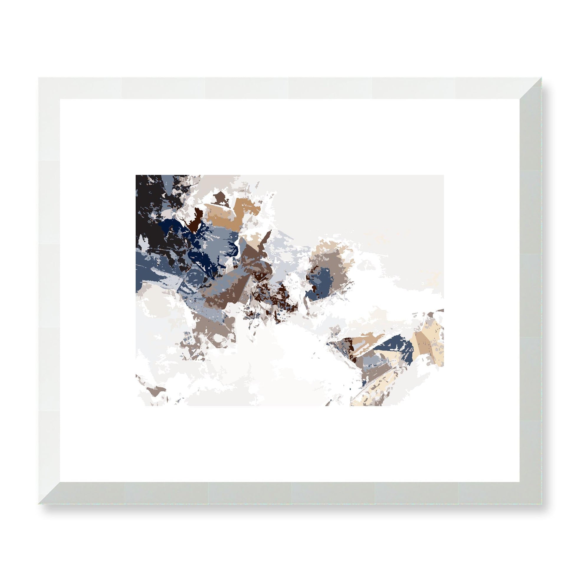 Framed Graphic Art Print, White Mat - 12x10 16x13 20x16 28x22 inches | FPH-1160-7694, Prints, Graphic art, White Frame, 30 x 25 cm ,12 x 10 inches