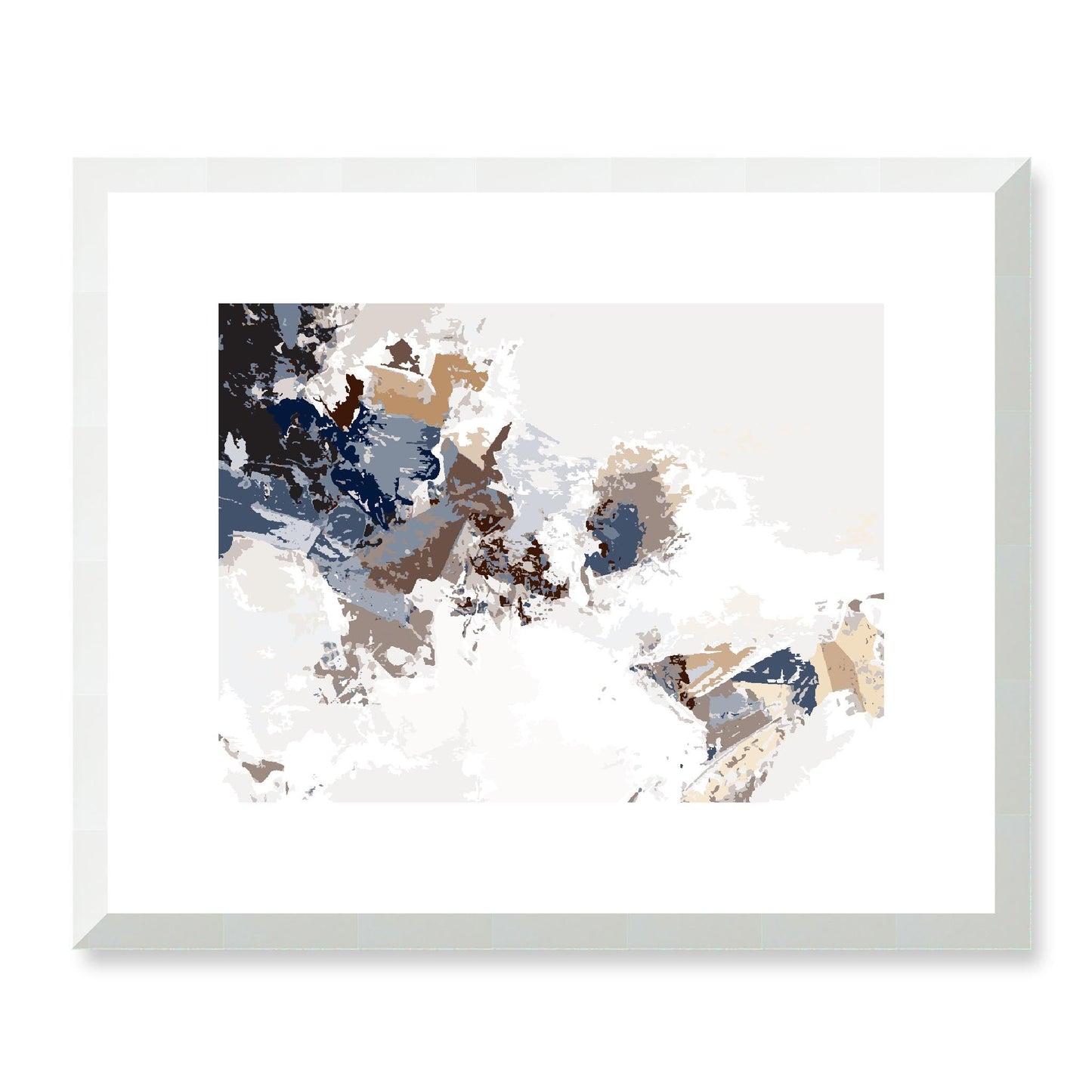 Framed Graphic Art Print, White Mat - 12x10 16x13 20x16 28x22 inches | FPH-1160-7694, Prints, Graphic art, White Frame, 41 x 33 cm ,16 x 13 inches