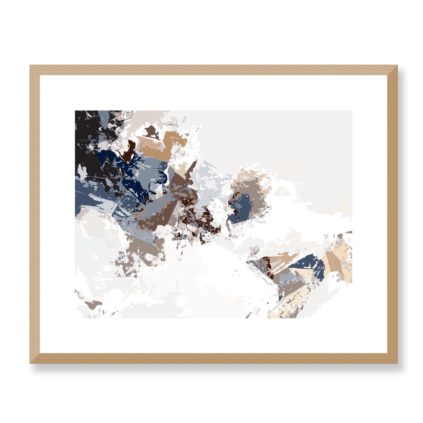 Framed Graphic Art Print, White Mat - 12x10 16x13 20x16 28x22 inches | FPH-1160-7694, Prints, Graphic art, Natural Frame, 51 x 41 cm ,20 x 16 inches