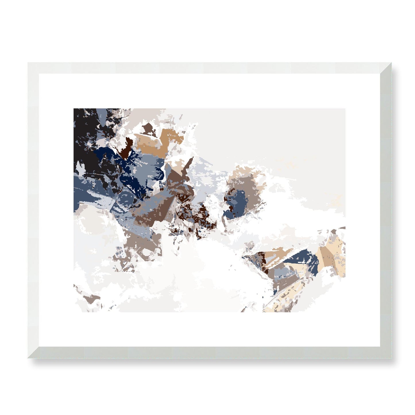 Framed Graphic Art Print, White Mat - 12x10 16x13 20x16 28x22 inches | FPH-1160-7694, Prints, Graphic art, White Frame, 51 x 41 cm ,20 x 16 inches