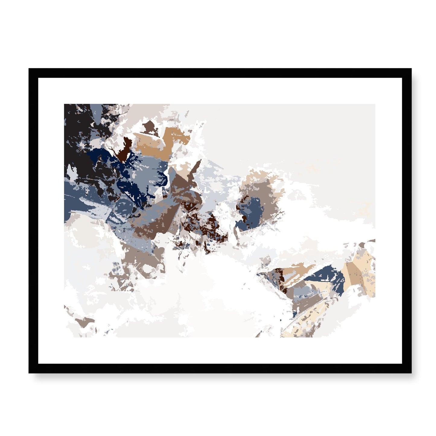 Framed Graphic Art Print, White Mat - 12x10 16x13 20x16 28x22 inches | FPH-1160-7694, Prints, Graphic art, Black Frame, 71 x 56 cm ,28 x 22 inches
