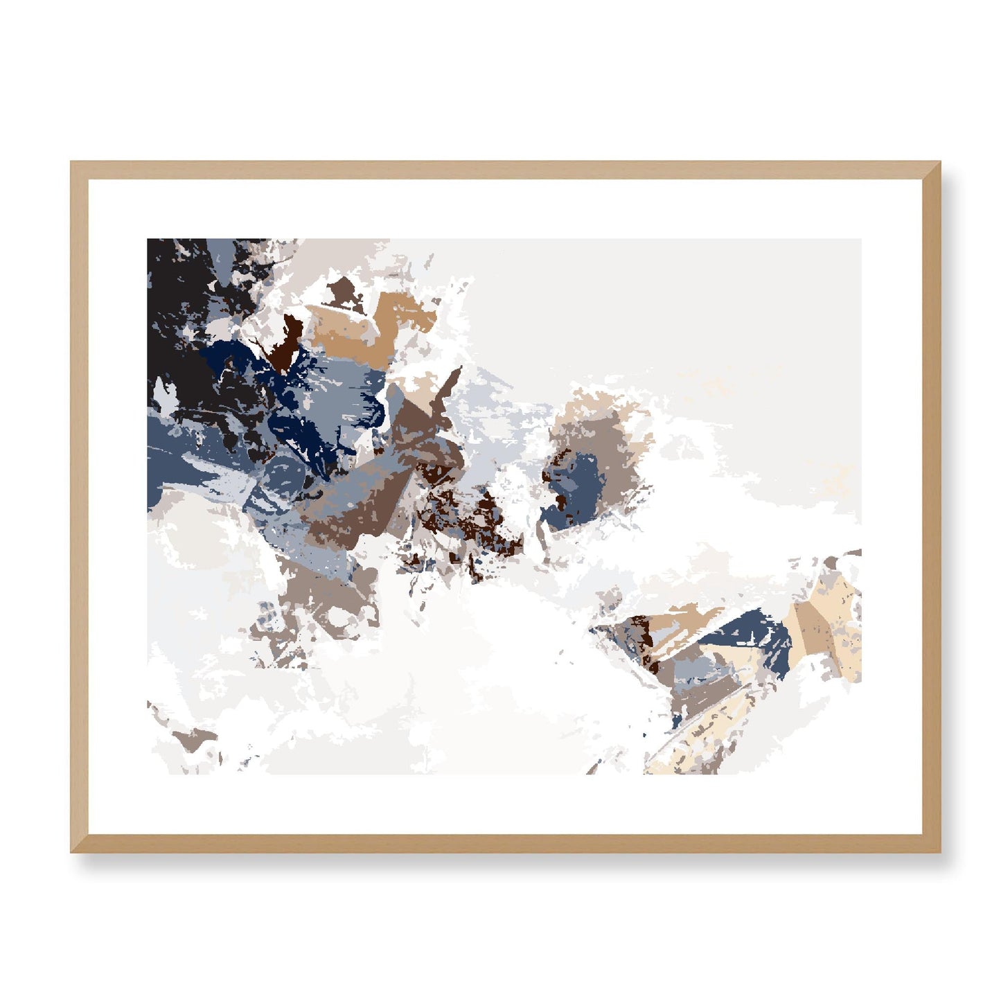Framed Graphic Art Print, White Mat - 12x10 16x13 20x16 28x22 inches | FPH-1160-7694, Prints, Graphic art, Natural Frame, 71 x 56 cm ,28 x 22 inches