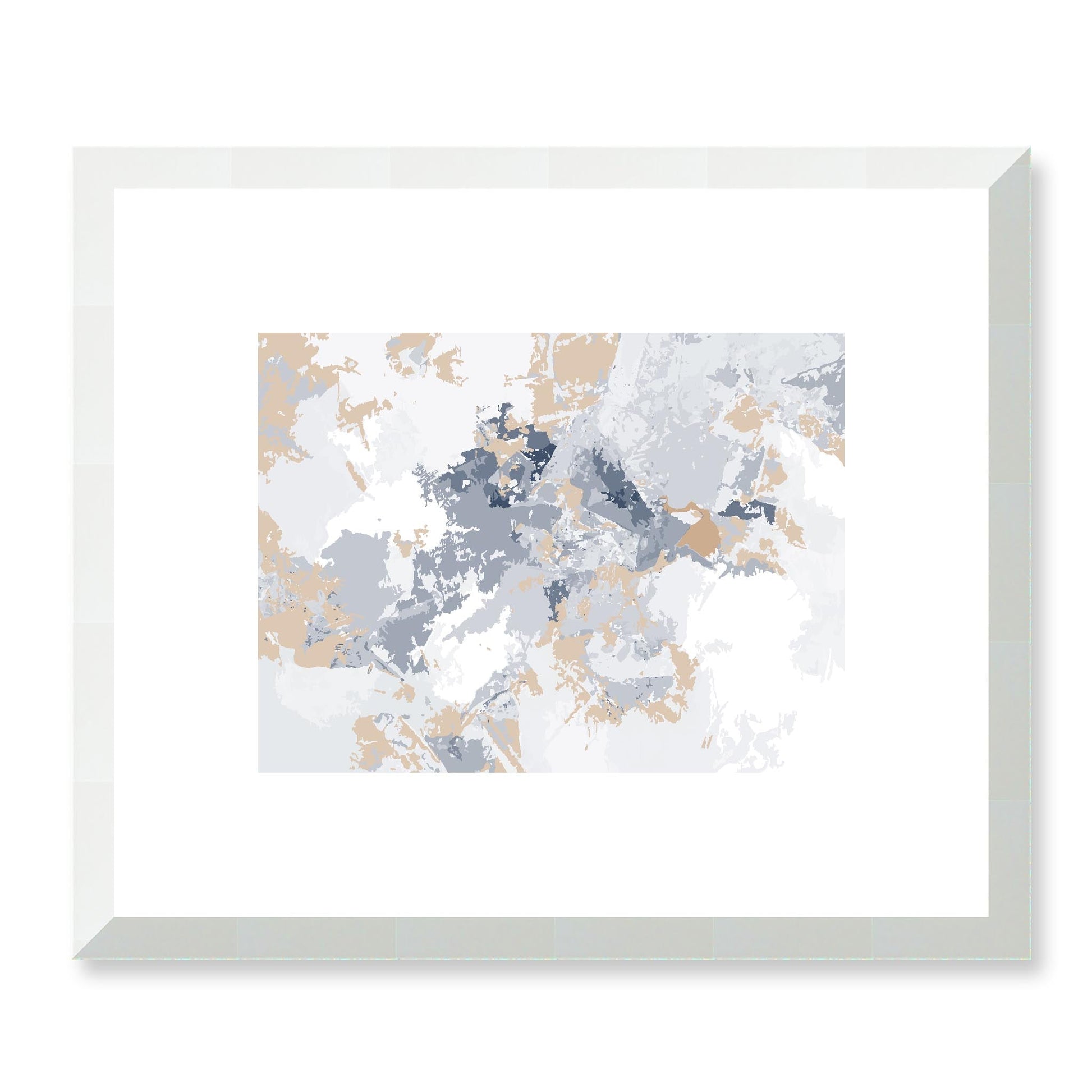 Framed Graphic Art Print, White Mat - 12x10 16x13 20x16 28x22 inches | FPH-1160-7698, Prints, Graphic art, White Frame, 30 x 25 cm ,12 x 10 inches