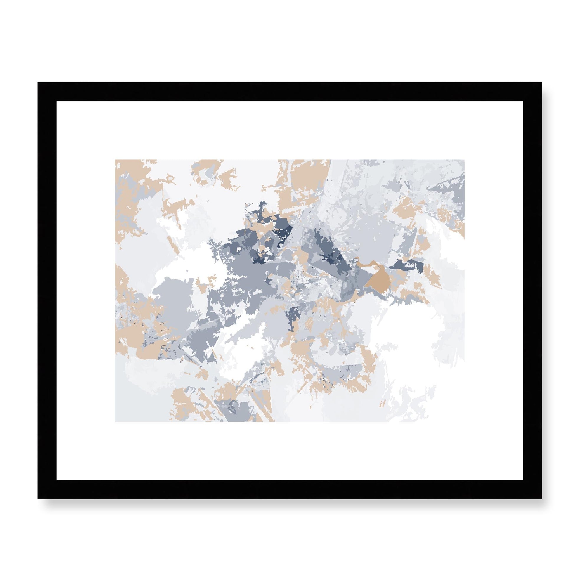 Framed Graphic Art Print, White Mat - 12x10 16x13 20x16 28x22 inches | FPH-1160-7698, Prints, Graphic art, Black Frame, 41 x 33 cm ,16 x 13 inches