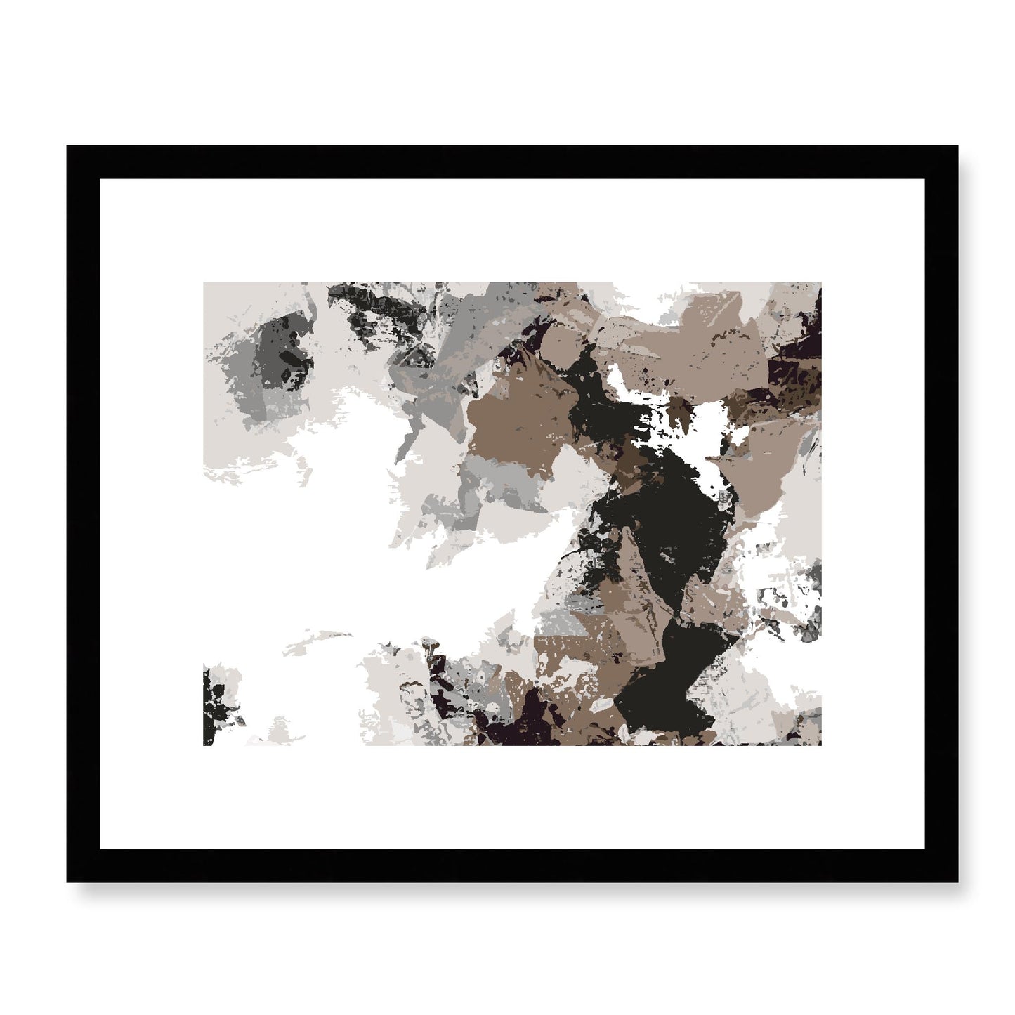 Framed Graphic Art Print, White Mat - 12x10 16x13 20x16 28x22 inches | FPH-1170-7692, Prints, Graphic art, Black Frame, 41 x 33 cm ,16 x 13 inches