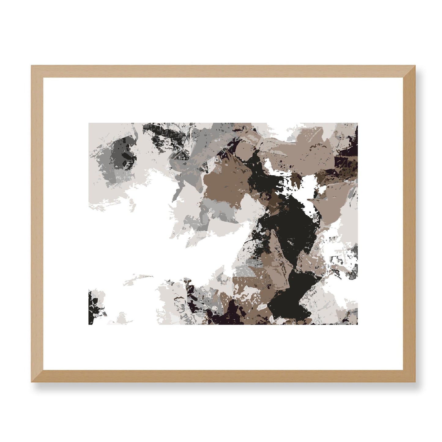 Framed Graphic Art Print, White Mat - 12x10 16x13 20x16 28x22 inches | FPH-1170-7692, Prints, Graphic art, Natural Frame, 41 x 33 cm ,16 x 13 inches