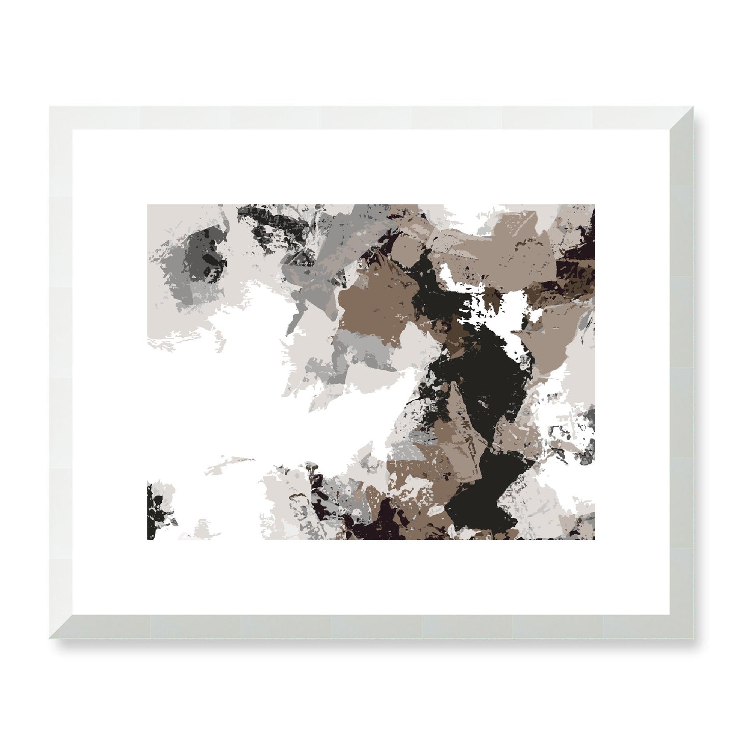 Framed Graphic Art Print, White Mat - 12x10 16x13 20x16 28x22 inches | FPH-1170-7692, Prints, Graphic art, White Frame, 41 x 33 cm ,16 x 13 inches