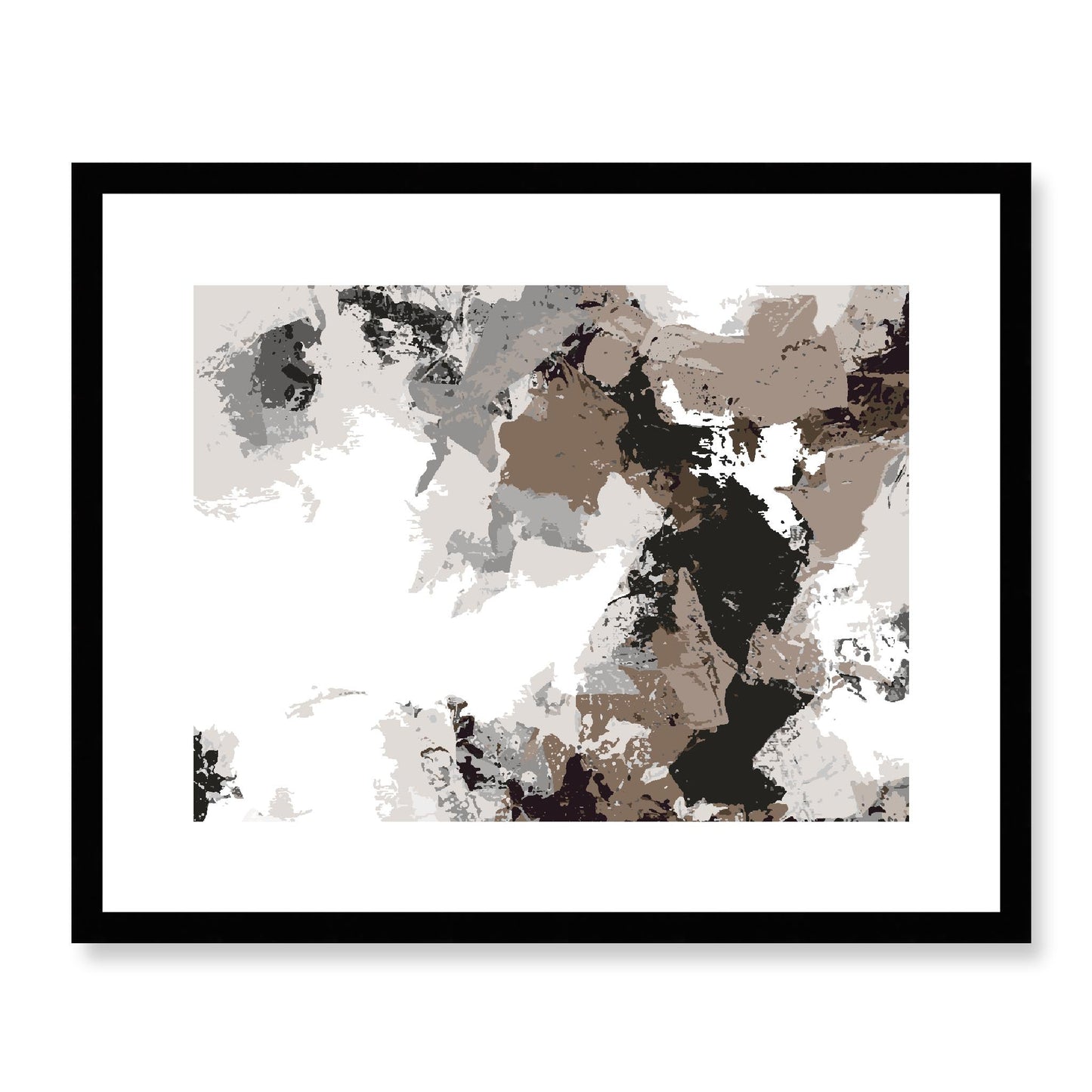 Framed Graphic Art Print, White Mat - 12x10 16x13 20x16 28x22 inches | FPH-1170-7692, Prints, Graphic art, Black Frame, 51 x 41 cm ,20 x 16 inches