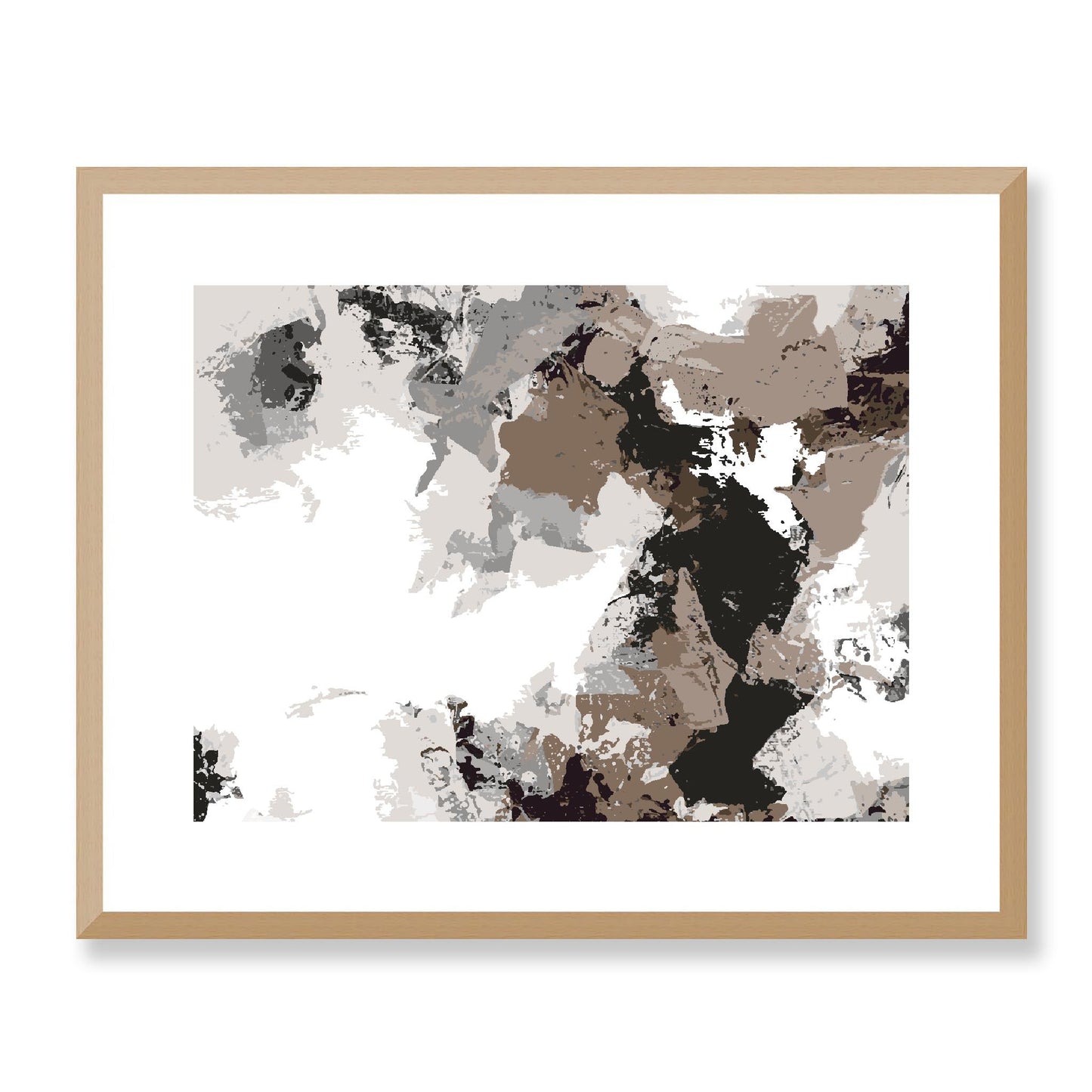 Framed Graphic Art Print, White Mat - 12x10 16x13 20x16 28x22 inches | FPH-1170-7692, Prints, Graphic art, Natural Frame, 51 x 41 cm ,20 x 16 inches