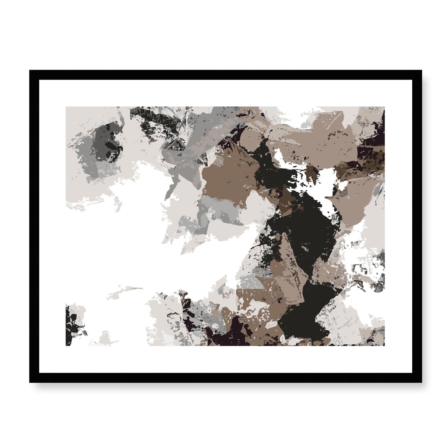Framed Graphic Art Print, White Mat - 12x10 16x13 20x16 28x22 inches | FPH-1170-7692, Prints, Graphic art, Black Frame, 71 x 56 cm ,28 x 22 inches