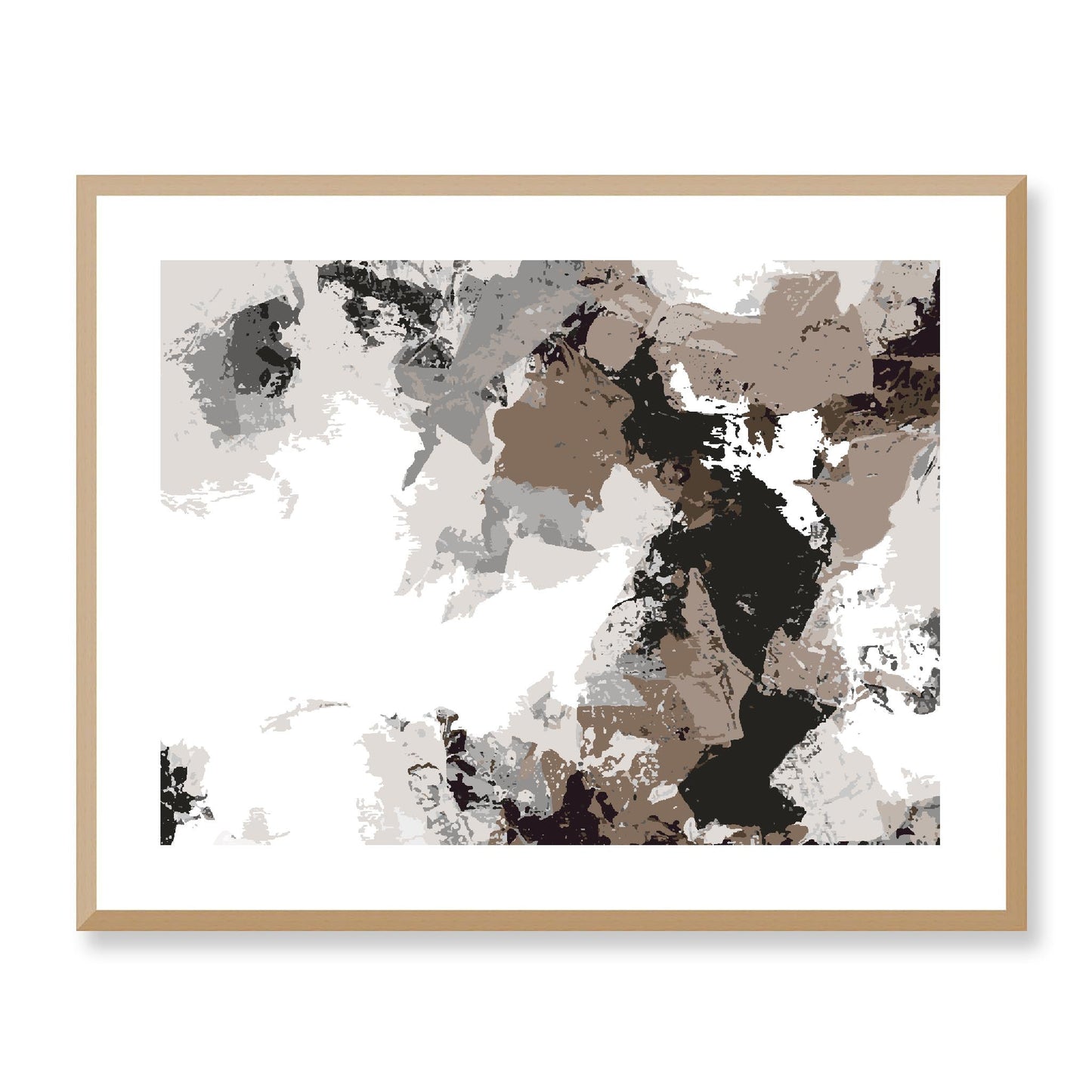 Framed Graphic Art Print, White Mat - 12x10 16x13 20x16 28x22 inches | FPH-1170-7692, Prints, Graphic art, Natural Frame, 71 x 56 cm ,28 x 22 inches