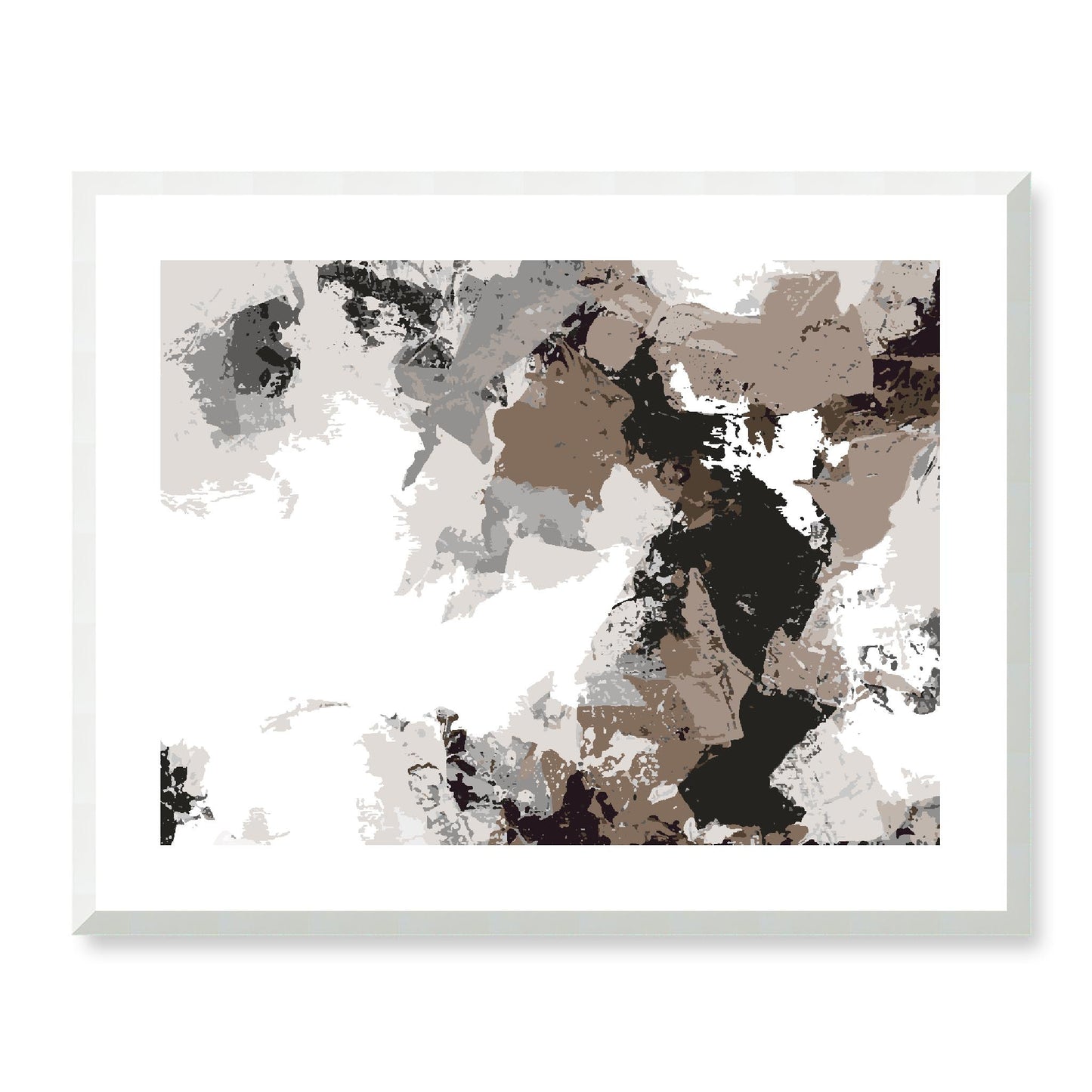 Framed Graphic Art Print, White Mat - 12x10 16x13 20x16 28x22 inches | FPH-1170-7692, Prints, Graphic art, White Frame, 71 x 56 cm ,28 x 22 inches