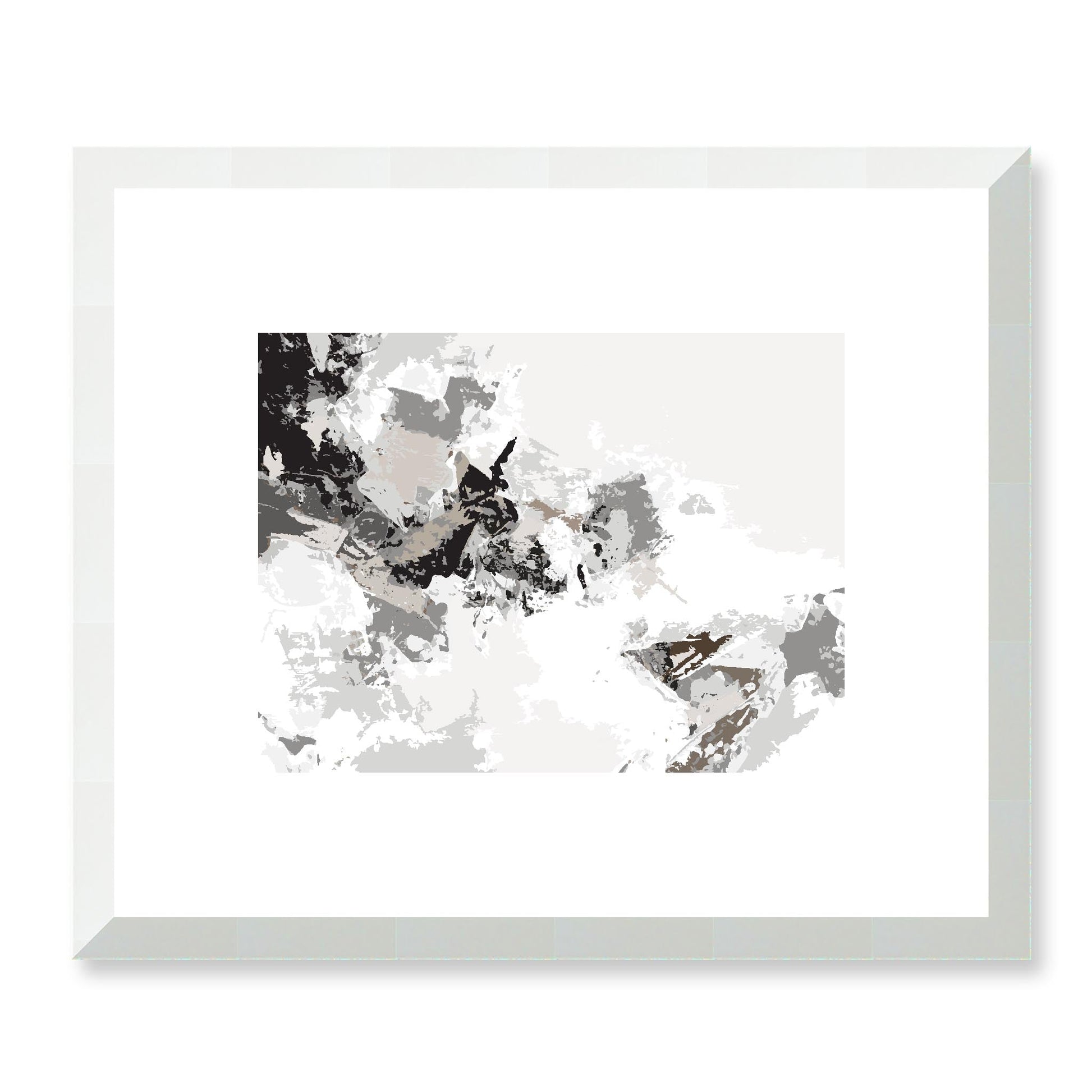 Framed Graphic Art Print, White Mat - 12x10 16x13 20x16 28x22 inches | FPH-1170-7694, Prints, Graphic art, White Frame, 30 x 25 cm ,12 x 10 inches