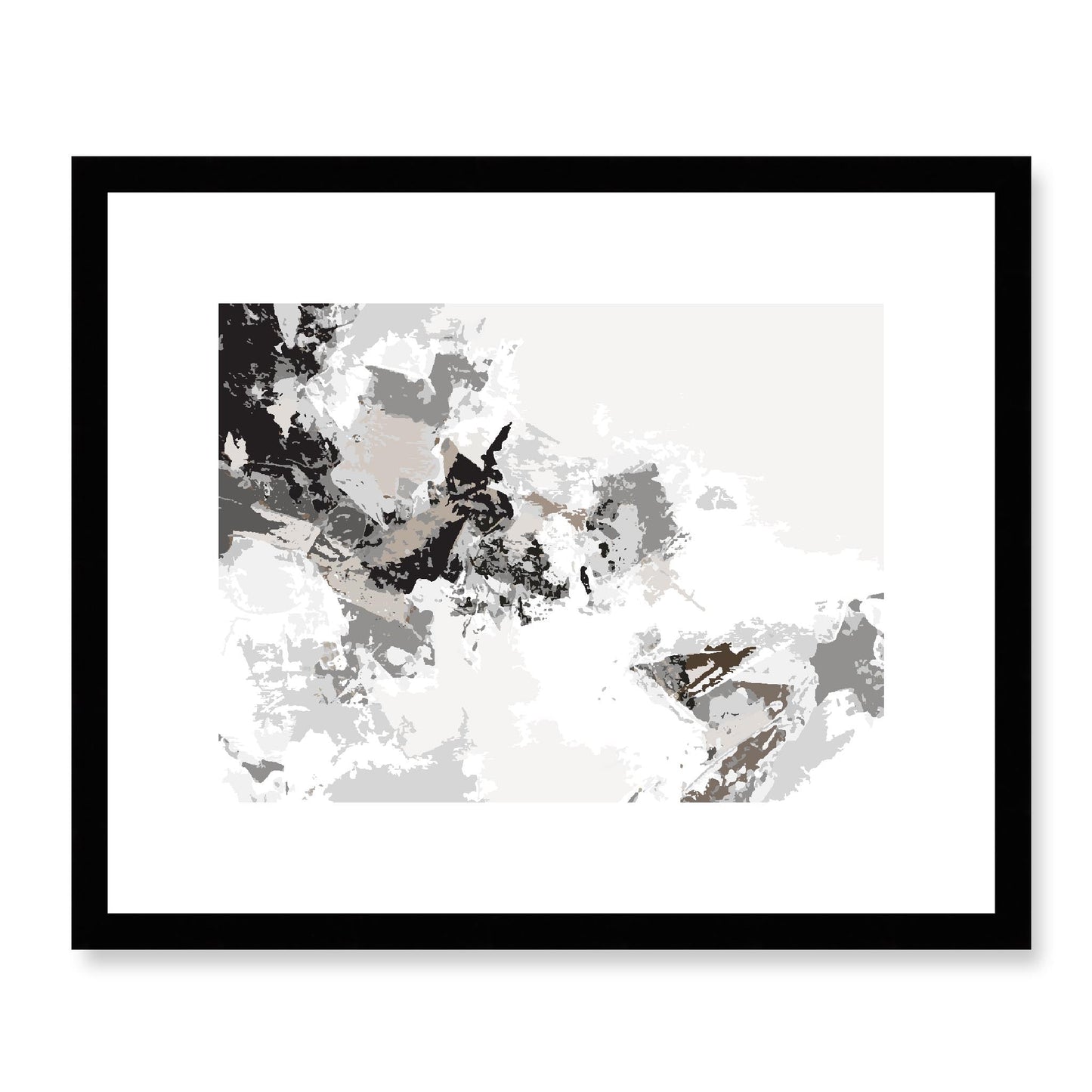 Framed Graphic Art Print, White Mat - 12x10 16x13 20x16 28x22 inches | FPH-1170-7694, Prints, Graphic art, Black Frame, 41 x 33 cm ,16 x 13 inches