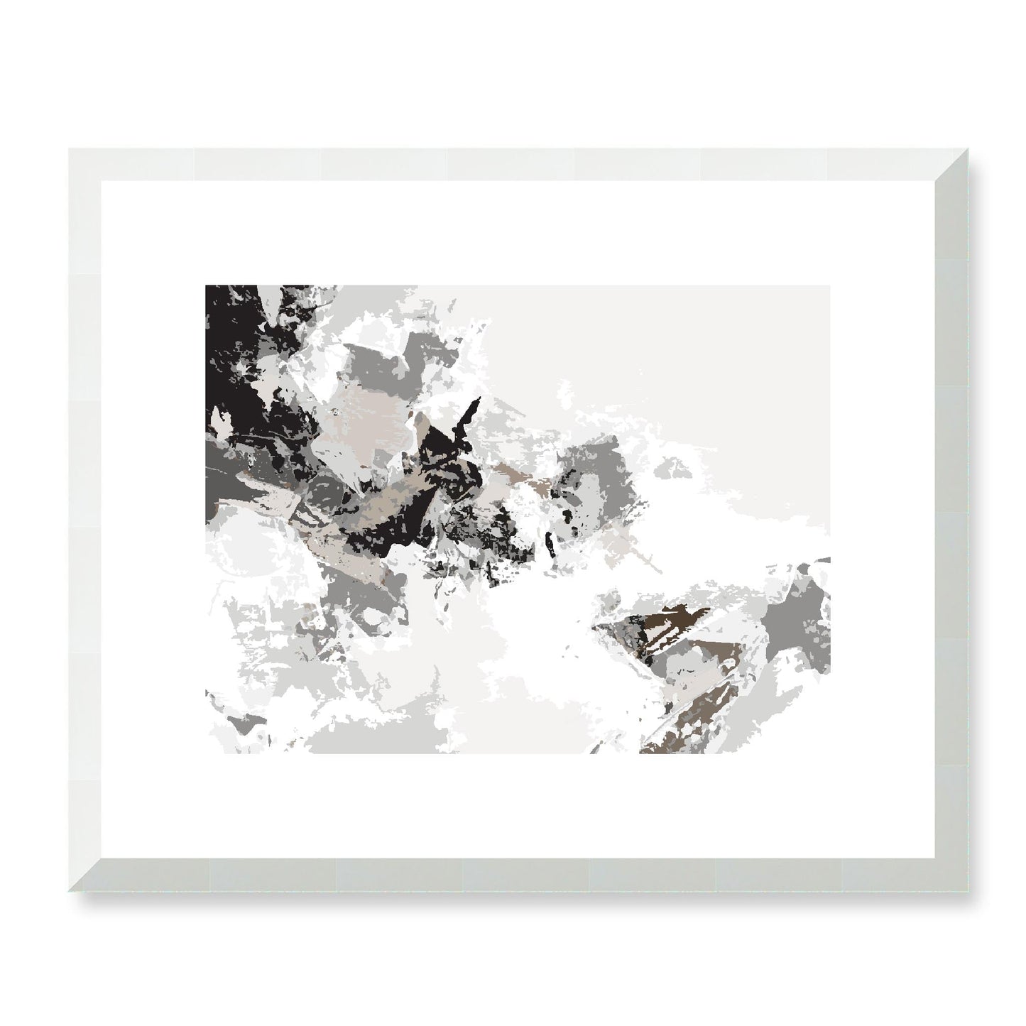 Framed Graphic Art Print, White Mat - 12x10 16x13 20x16 28x22 inches | FPH-1170-7694, Prints, Graphic art, White Frame, 41 x 33 cm ,16 x 13 inches