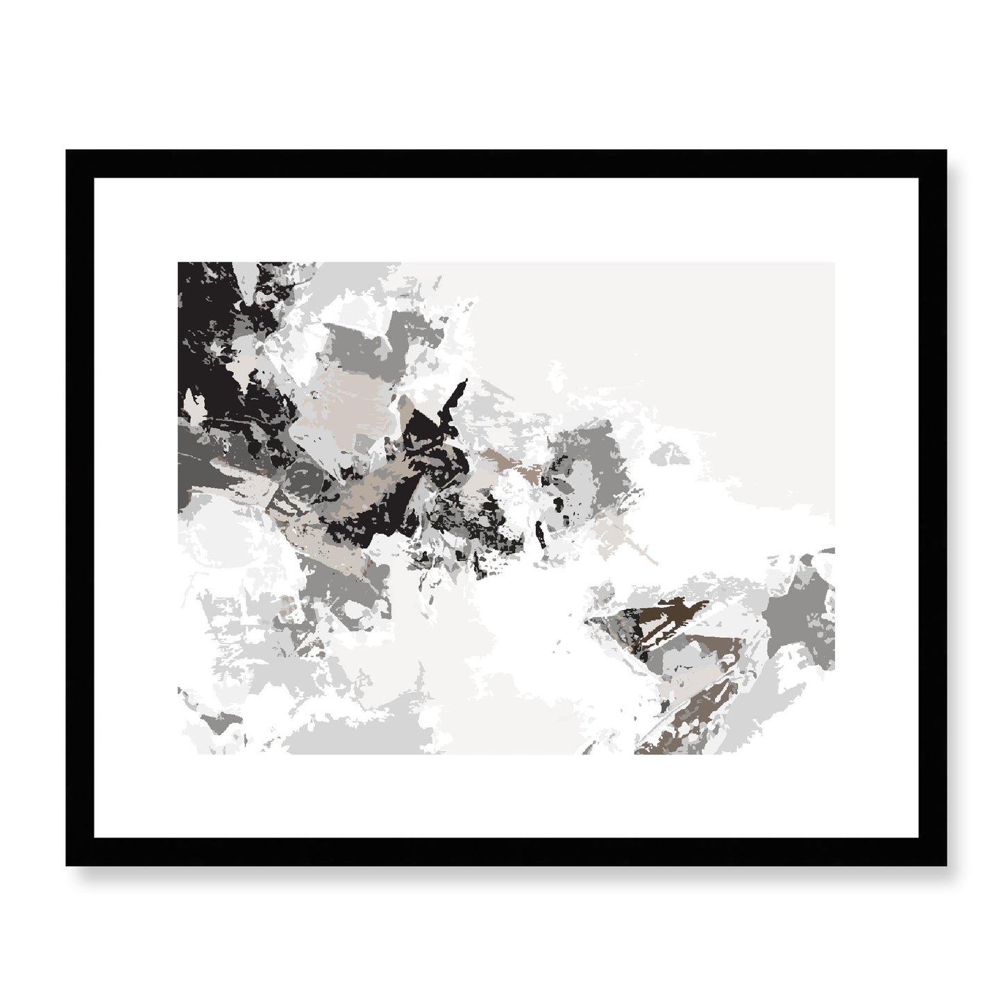 Framed Graphic Art Print, White Mat - 12x10 16x13 20x16 28x22 inches | FPH-1170-7694, Prints, Graphic art, Black Frame, 51 x 41 cm ,20 x 16 inches