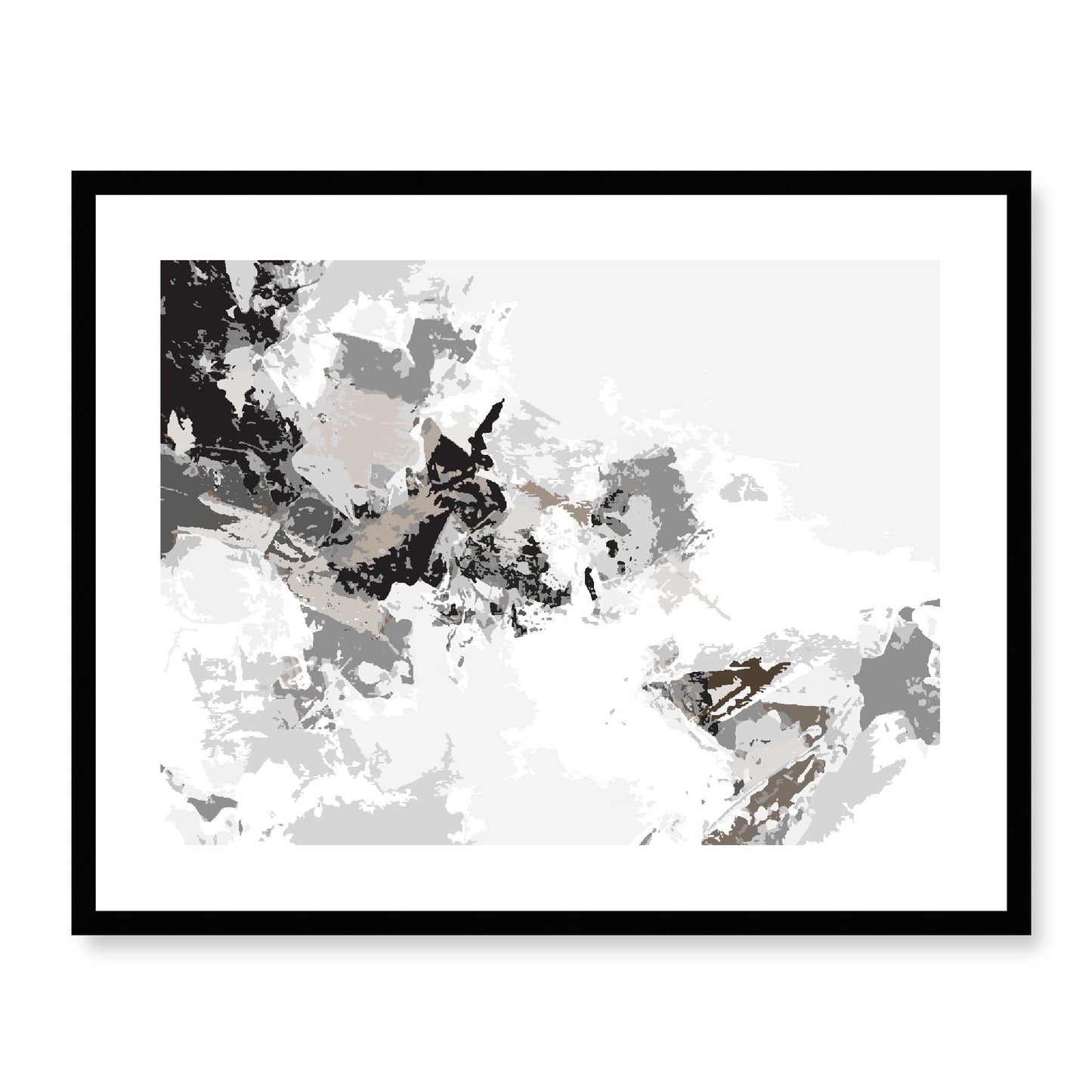 Framed Graphic Art Print, White Mat - 12x10 16x13 20x16 28x22 inches | FPH-1170-7694, Prints, Graphic art, Black Frame, 71 x 56 cm ,28 x 22 inches