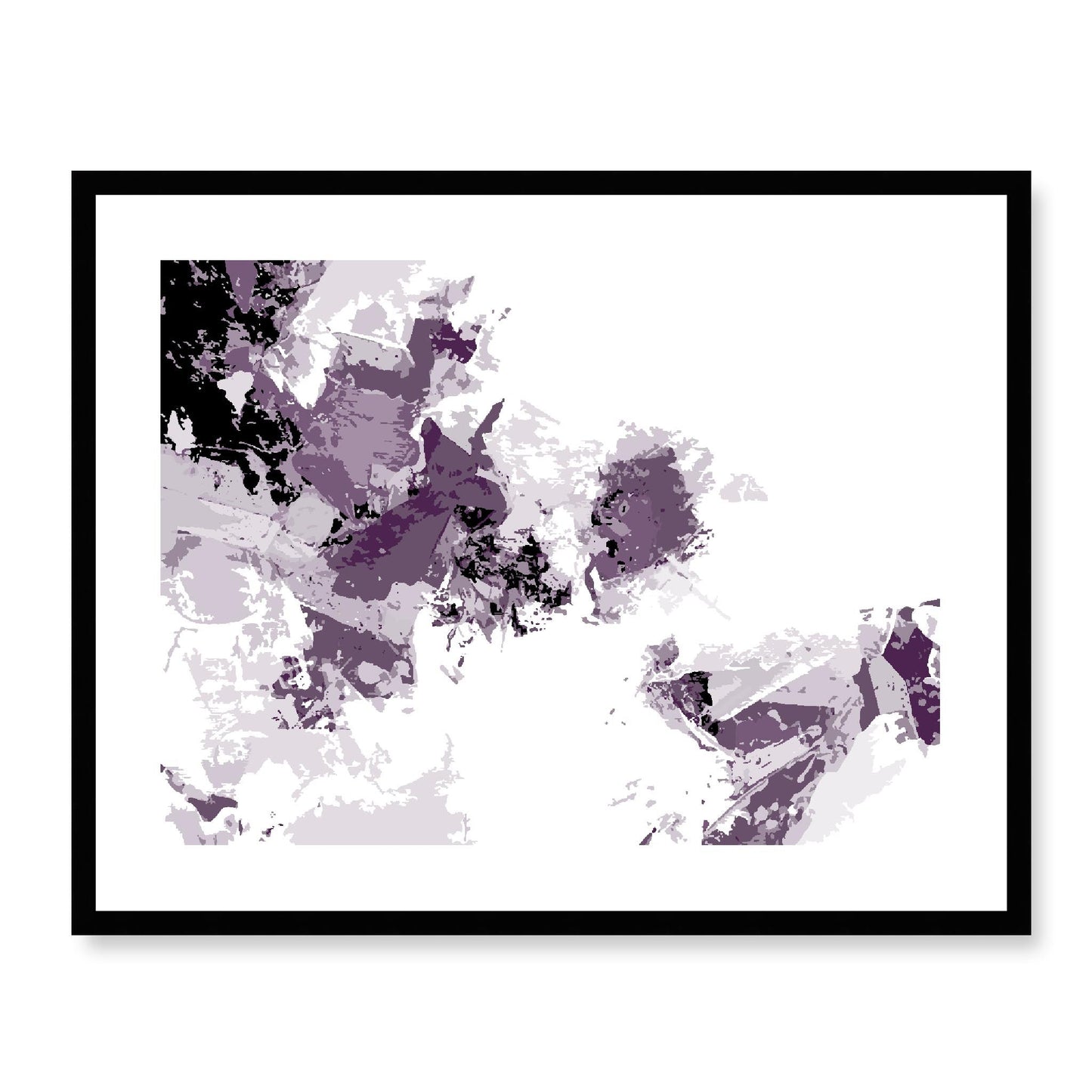 Framed Graphic Art Print, White Mat - 12x10 16x13 20x16 28x22 inches | FPH-1180-7694, Prints, Graphic art, Black Frame, 71 x 56 cm ,28 x 22 inches