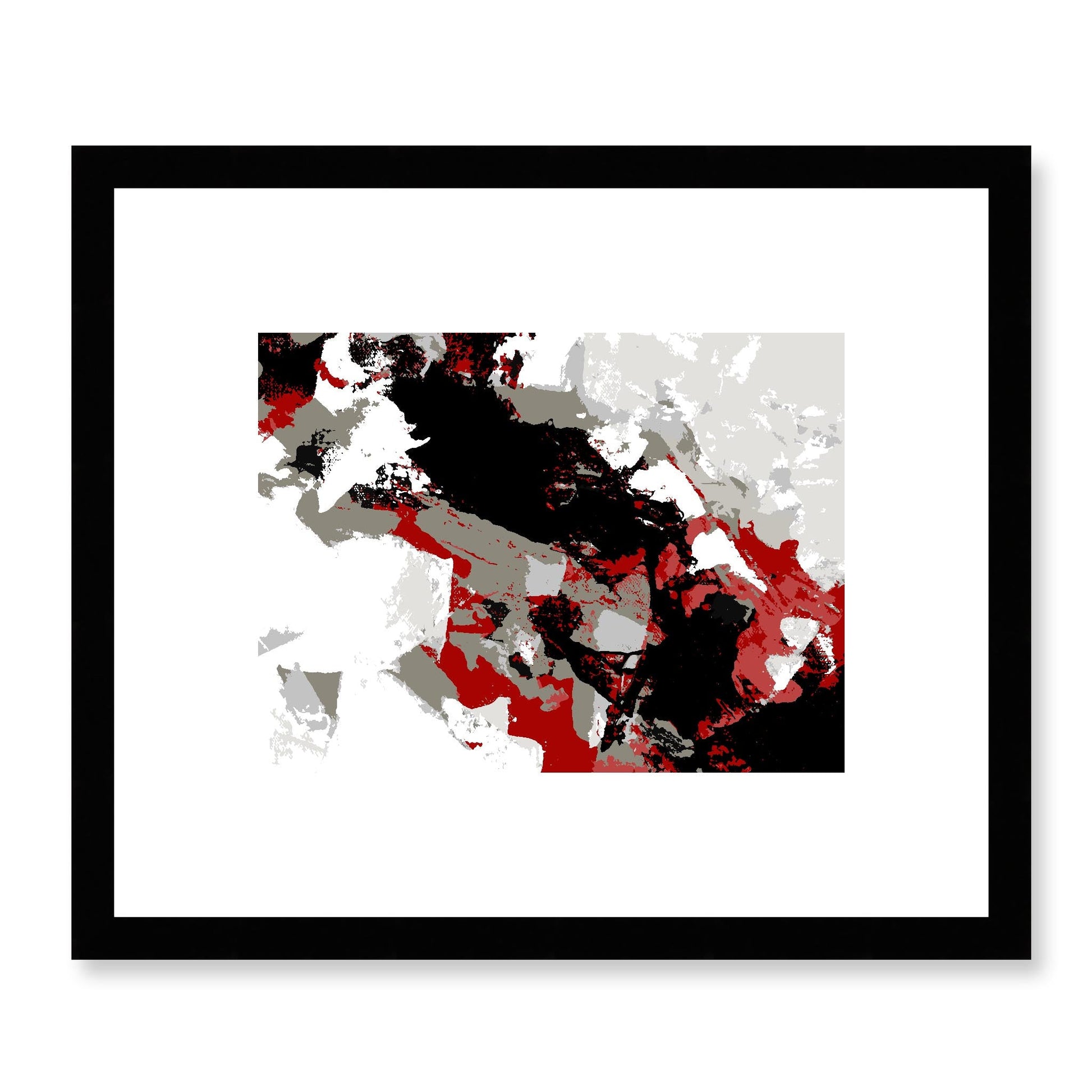Framed Graphic Art Print, White Mat - 12x10 16x13 20x16 28x22 inches | FPH-1190-7688, Prints, Graphic art, Black Frame, 30 x 25 cm ,12 x 10 inches