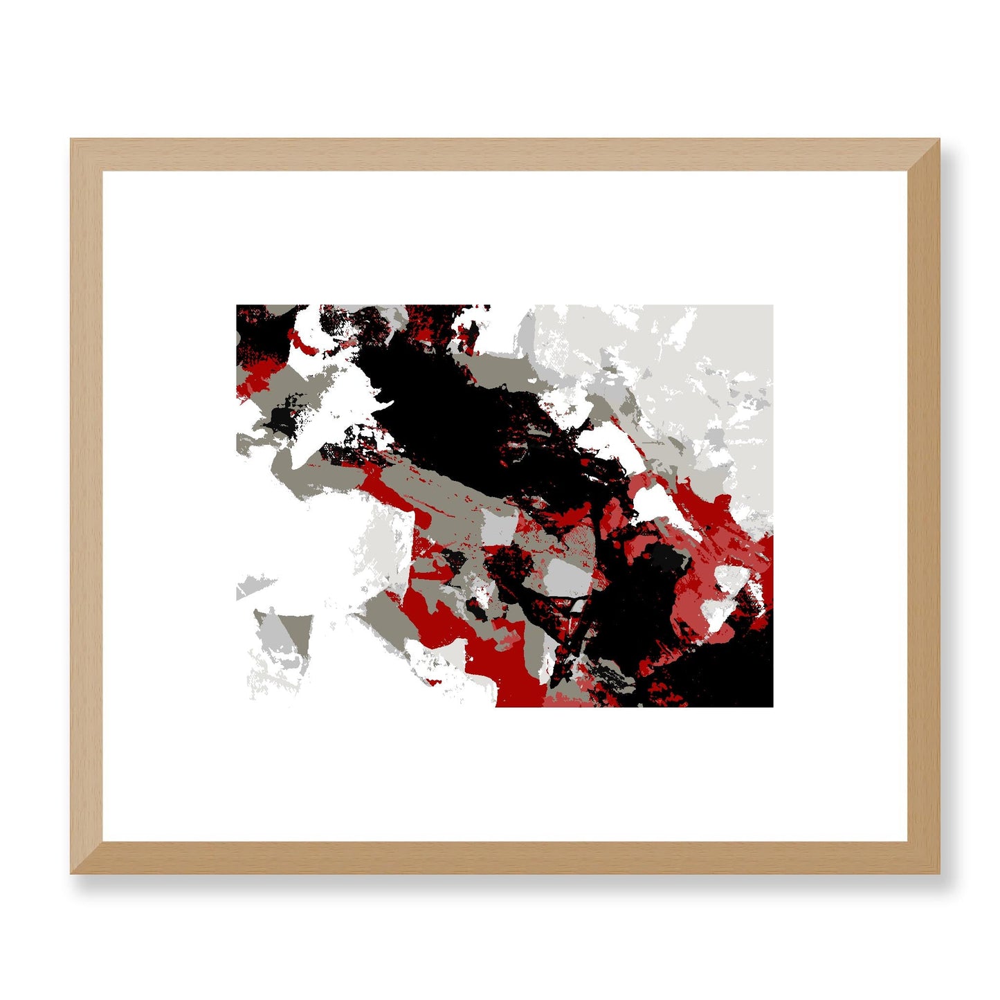 Framed Graphic Art Print, White Mat - 12x10 16x13 20x16 28x22 inches | FPH-1190-7688, Prints, Graphic art, Natural Frame, 30 x 25 cm ,12 x 10 inches