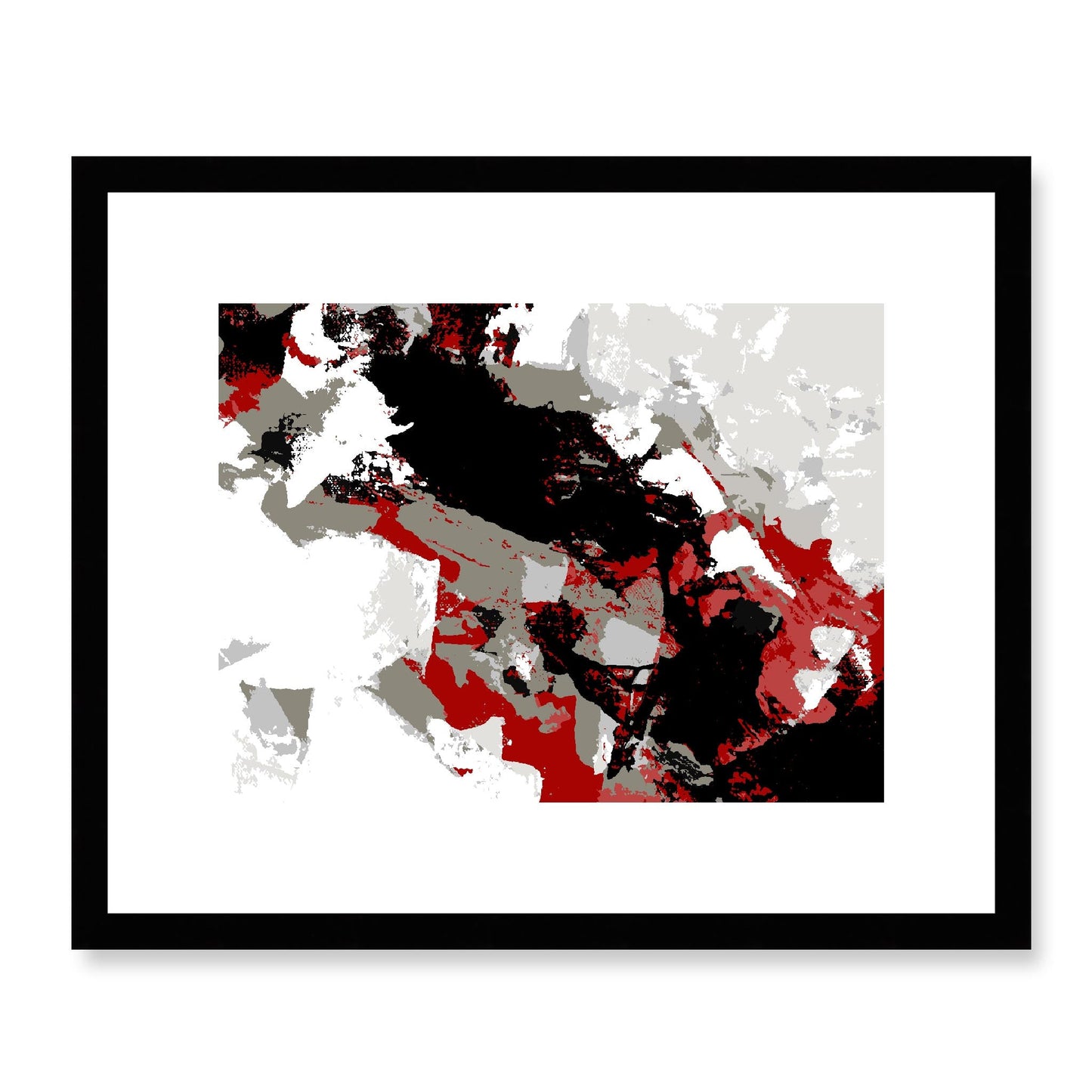 Framed Graphic Art Print, White Mat - 12x10 16x13 20x16 28x22 inches | FPH-1190-7688, Prints, Graphic art, Black Frame, 41 x 33 cm ,16 x 13 inches