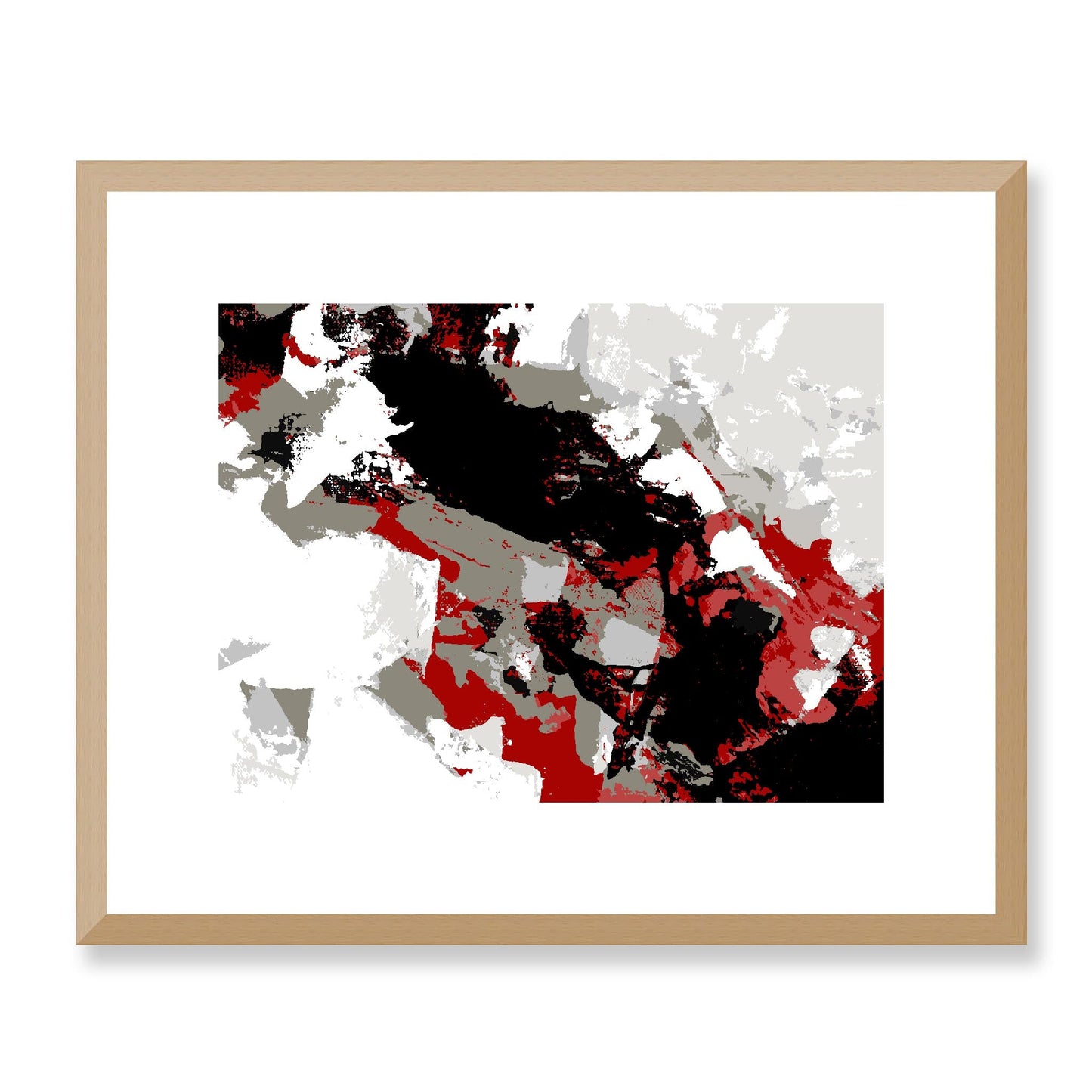 Framed Graphic Art Print, White Mat - 12x10 16x13 20x16 28x22 inches | FPH-1190-7688, Prints, Graphic art, Natural Frame, 41 x 33 cm ,16 x 13 inches
