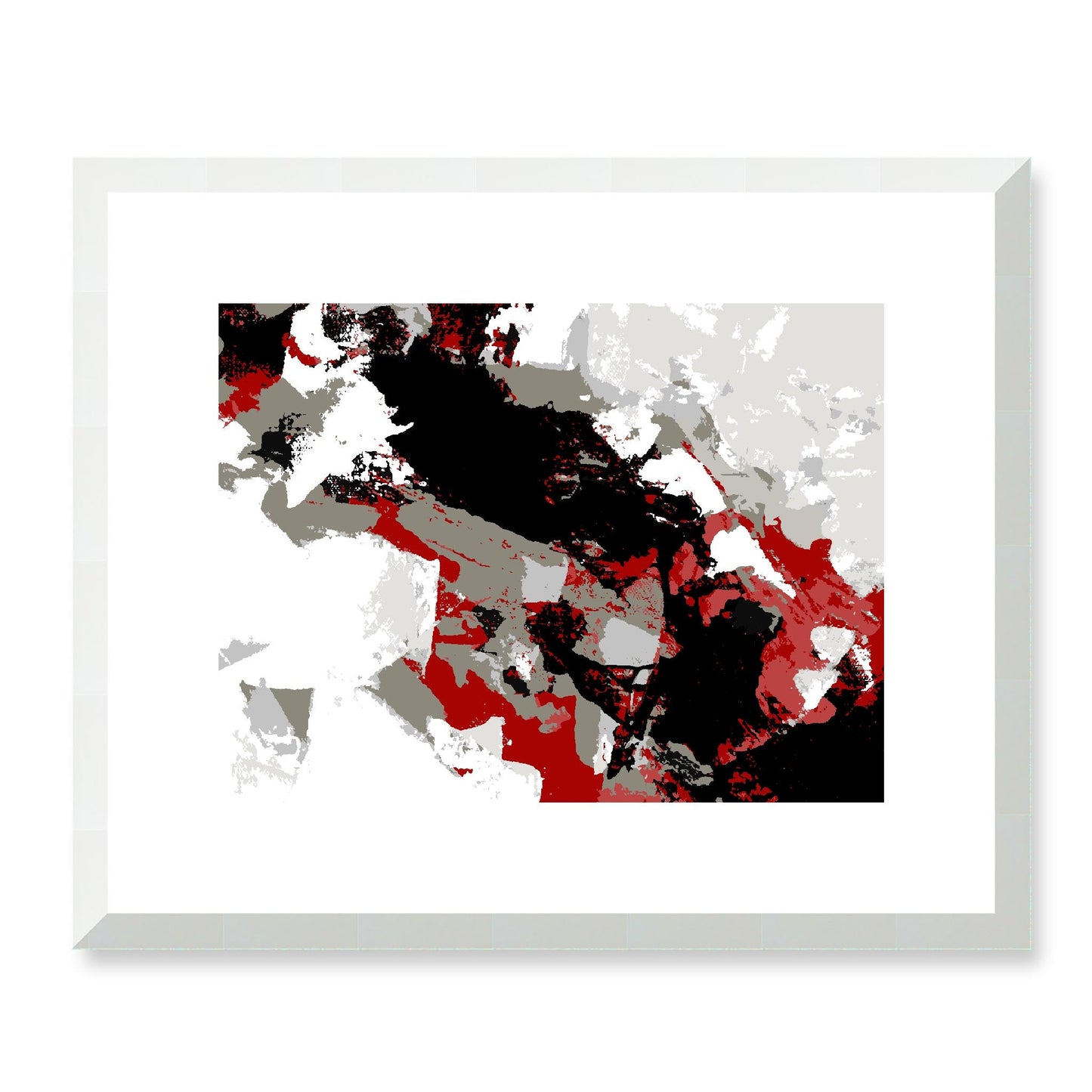 Framed Graphic Art Print, White Mat - 12x10 16x13 20x16 28x22 inches | FPH-1190-7688, Prints, Graphic art, White Frame, 41 x 33 cm ,16 x 13 inches